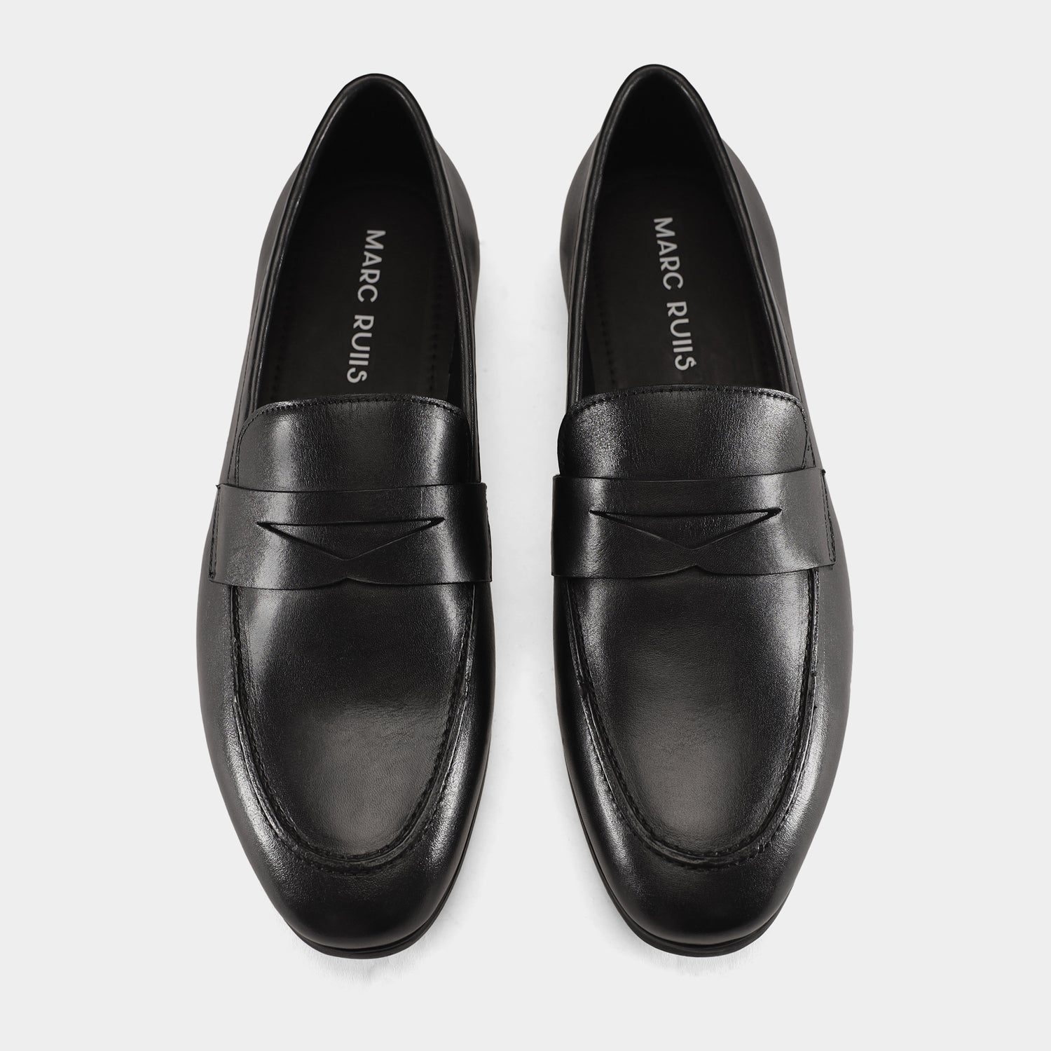 BOSTON - BLACK PENNY LOAFERS