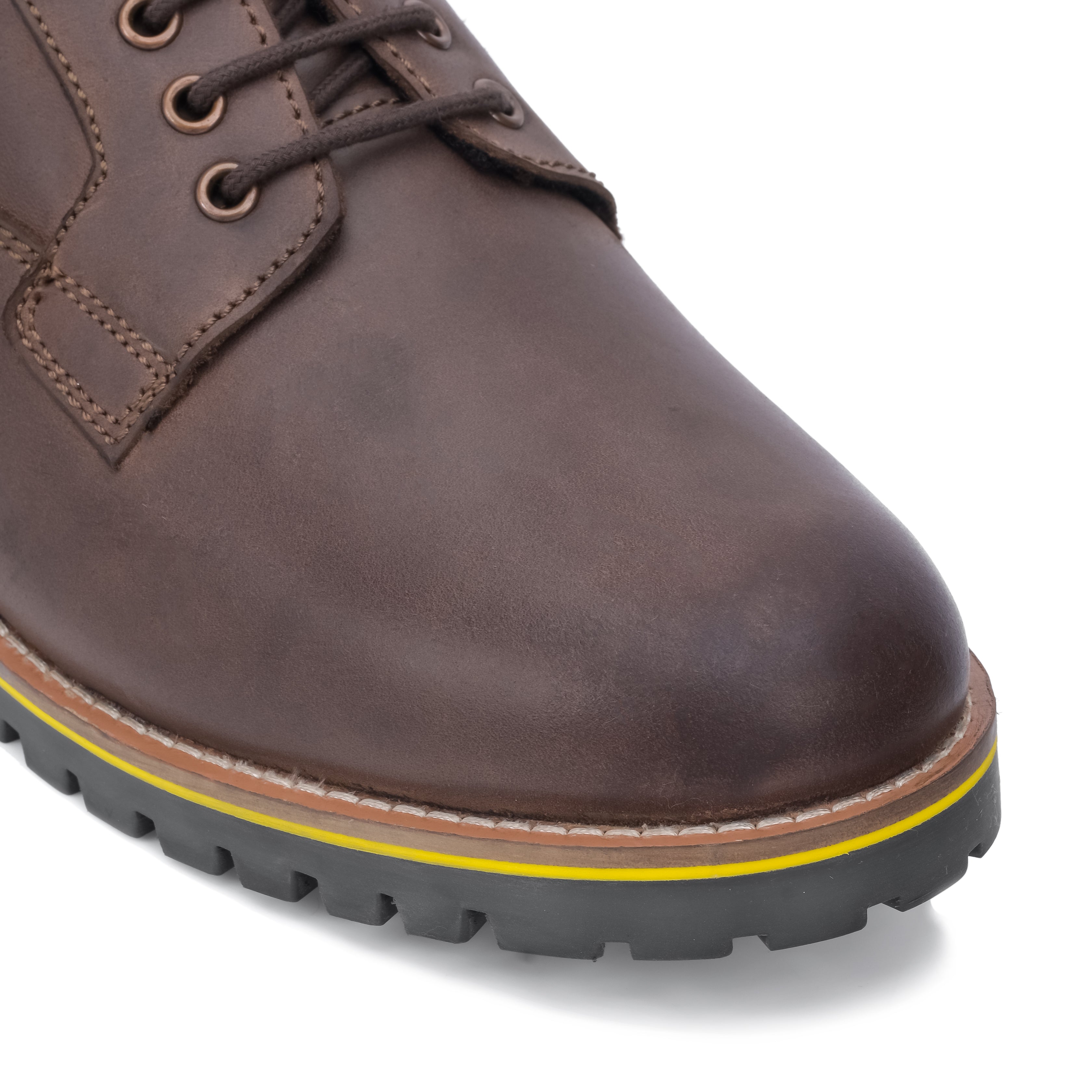 Derby Combo Boot - Brown