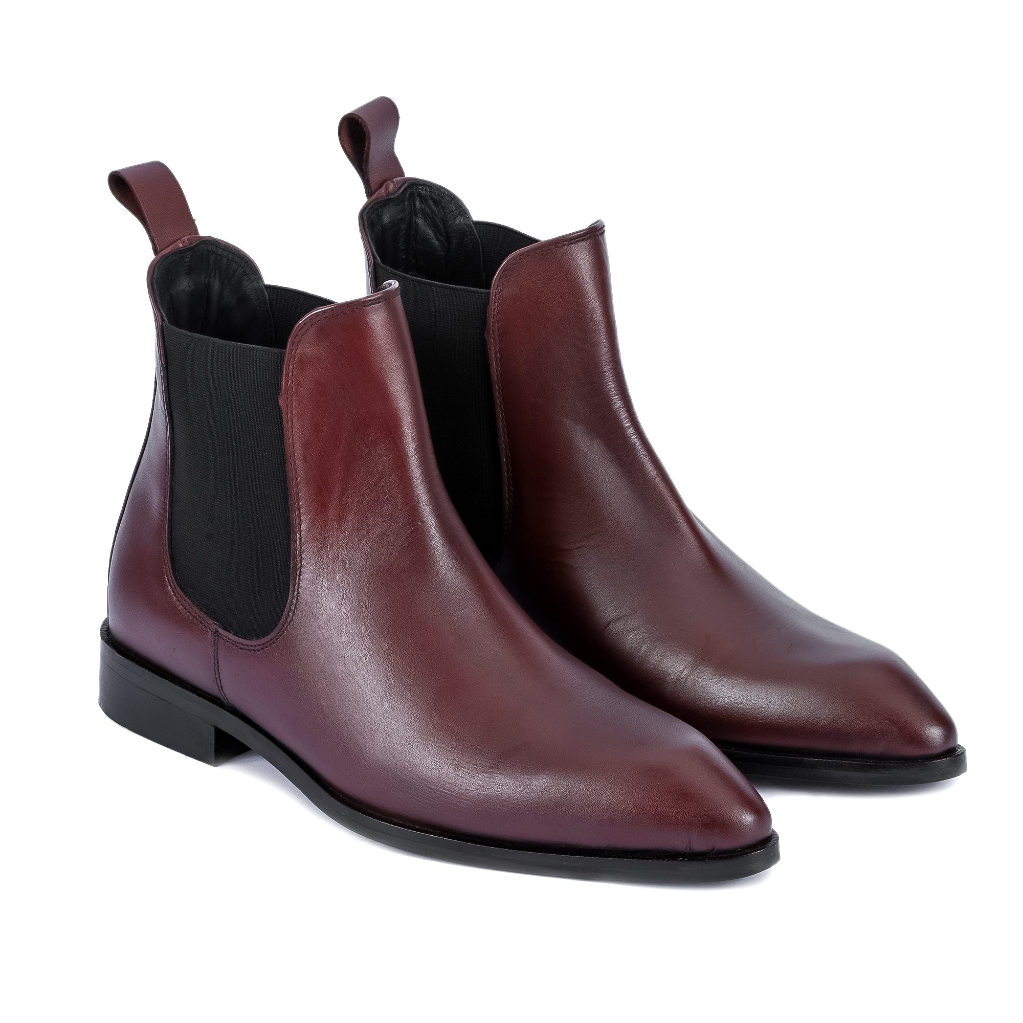 Refined toe Chelsea - Cherry