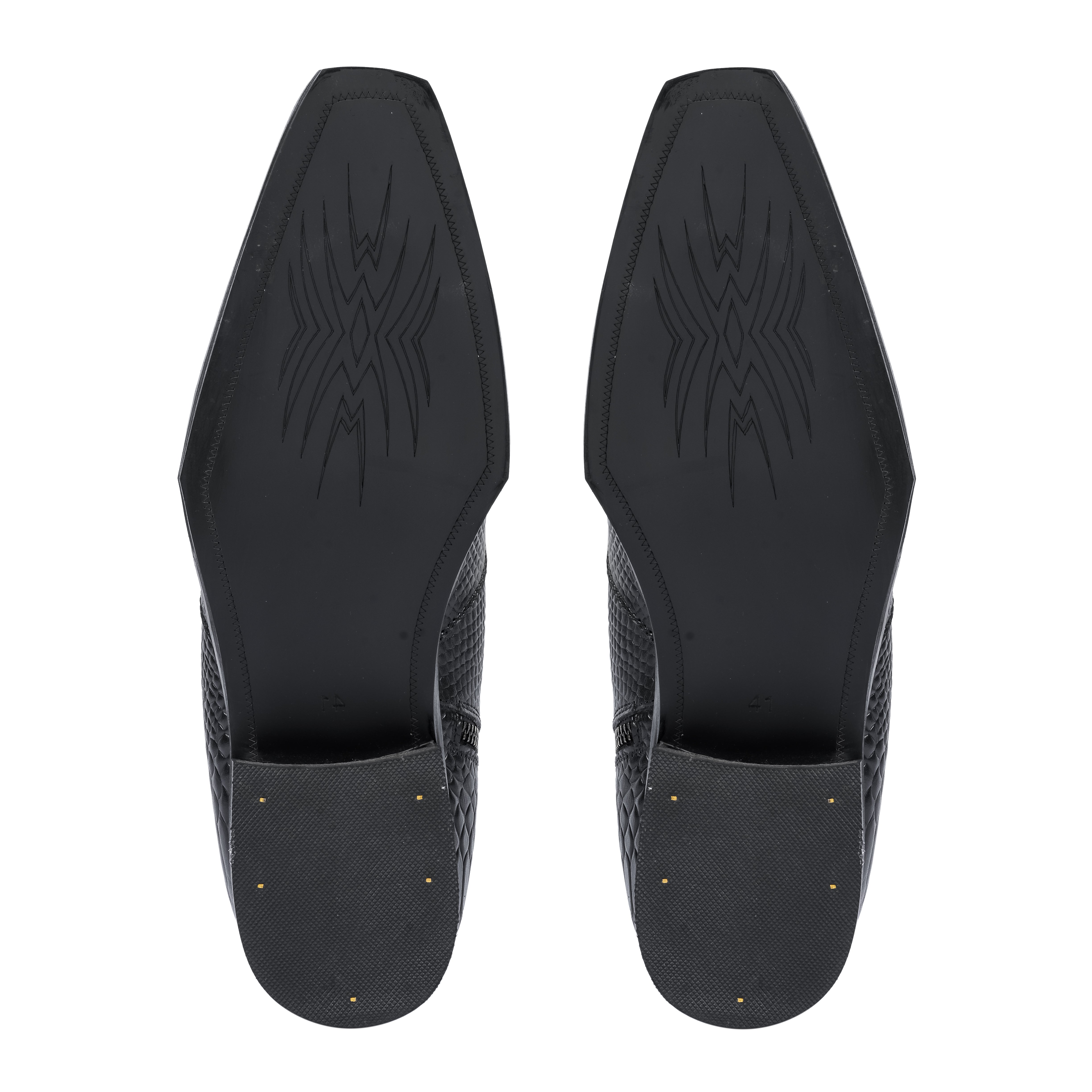 Wing-Tip Cuban Chelsea - Black