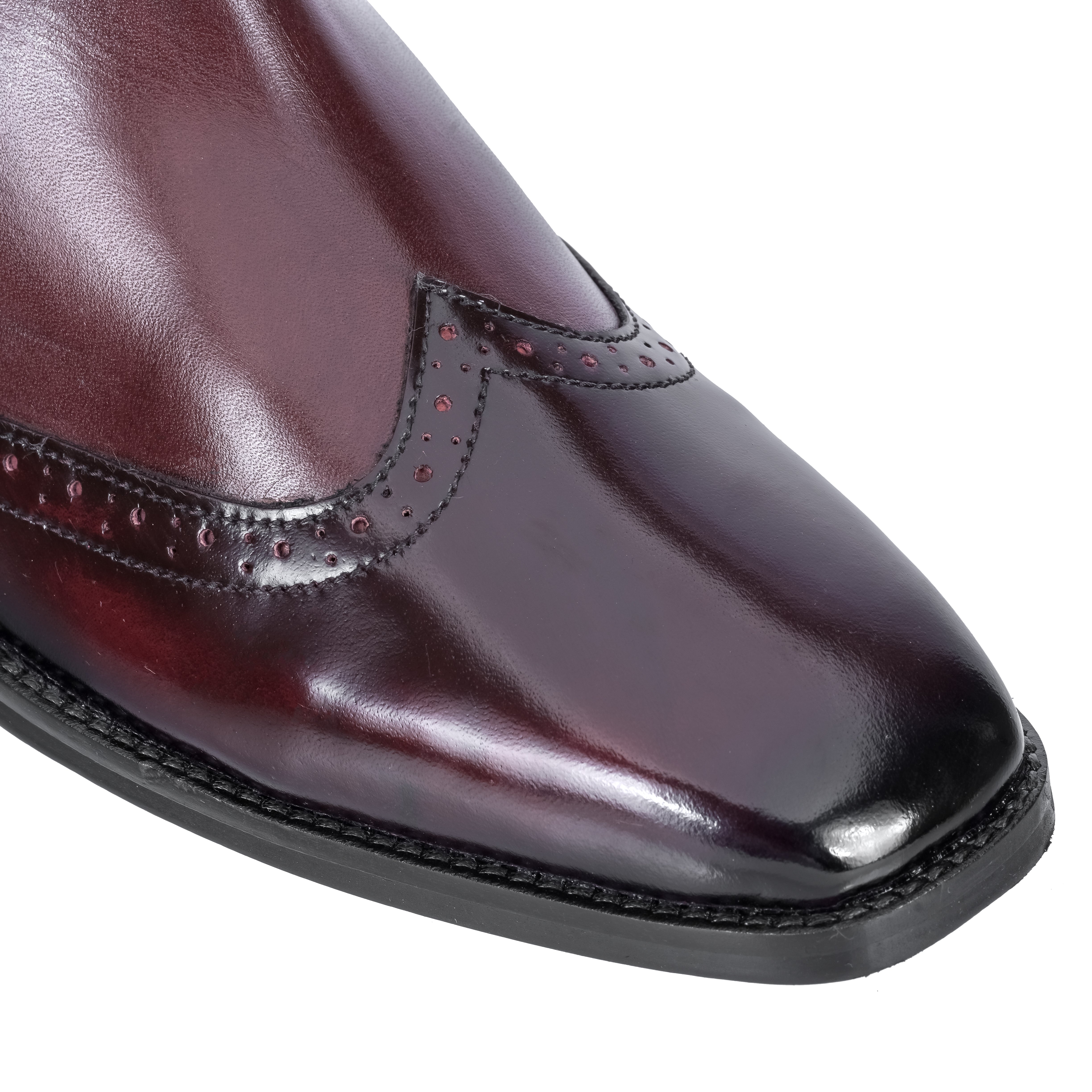 Wing-Tip Cuban Chelsea - Cherry