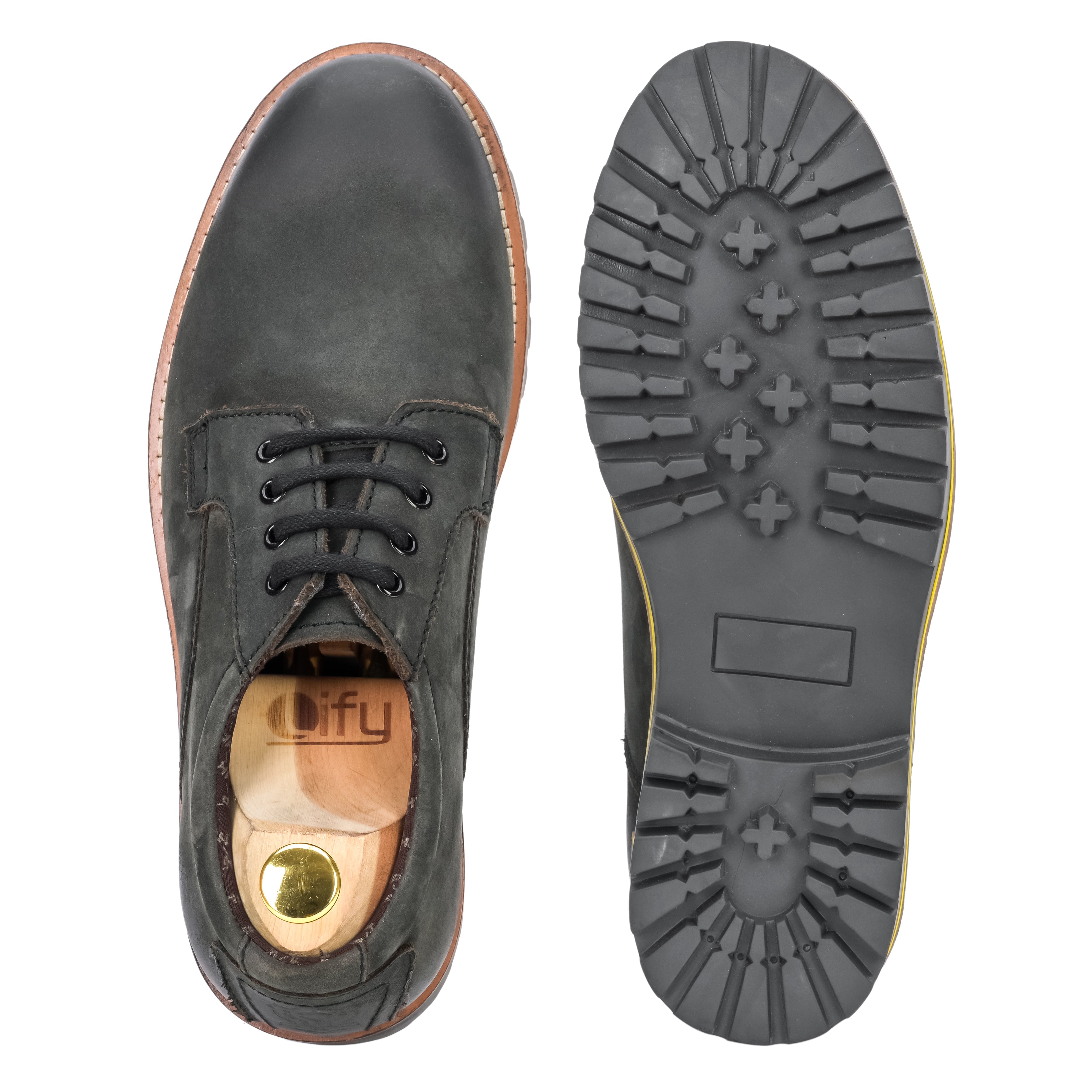 Derby Combo Boot - Black