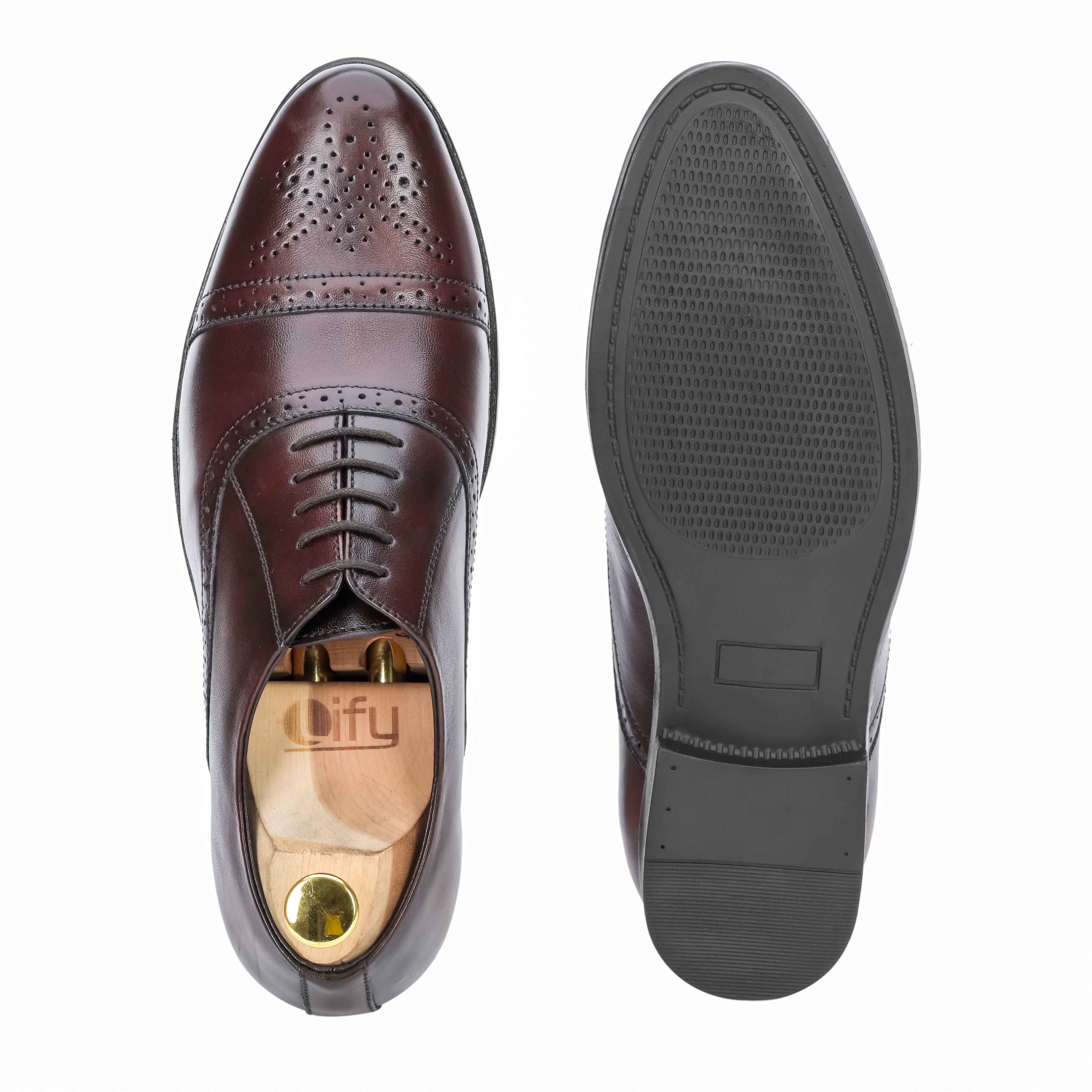 Brogue Oxford - Cherry