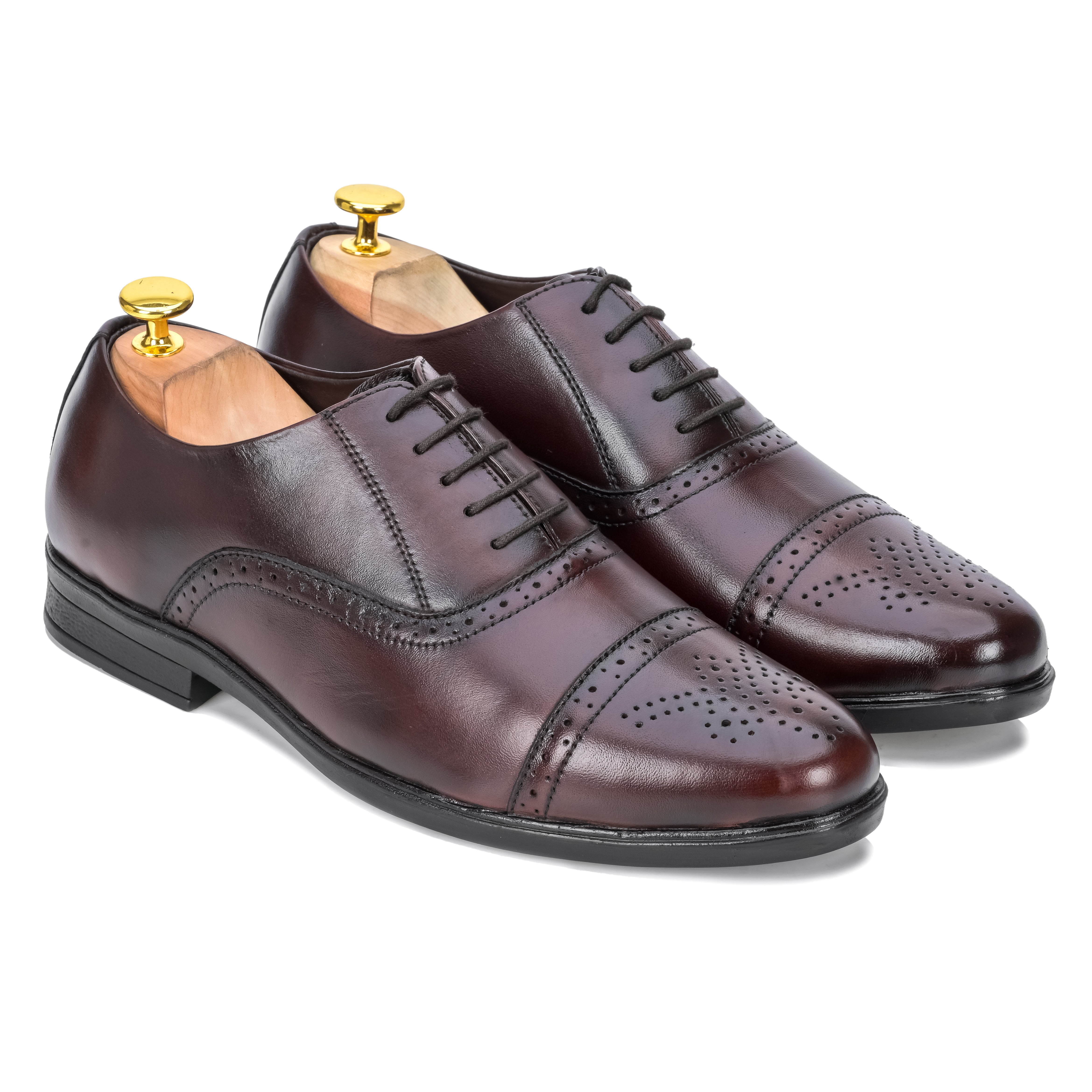 Brogue Oxford - Cherry