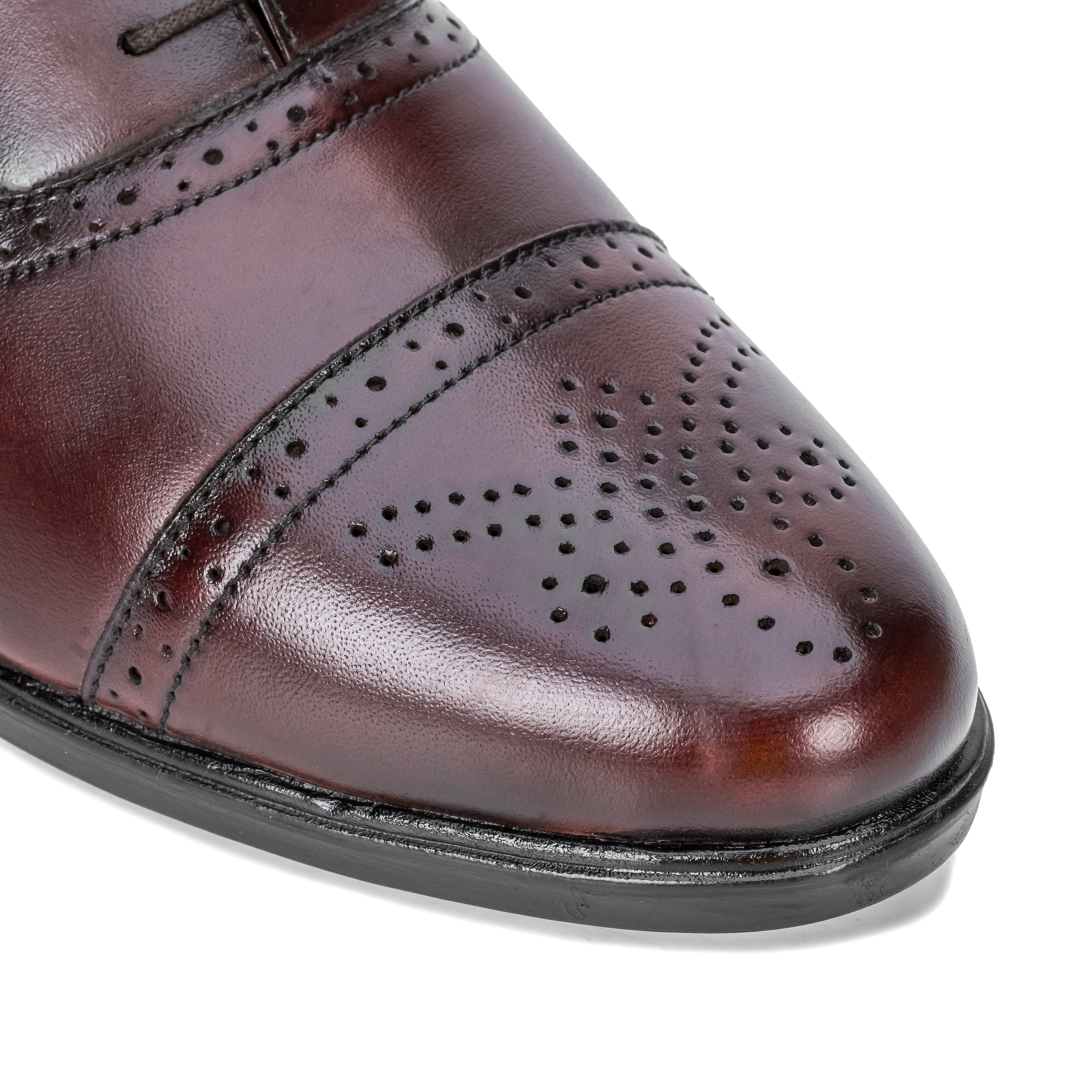 Brogue Oxford - Cherry