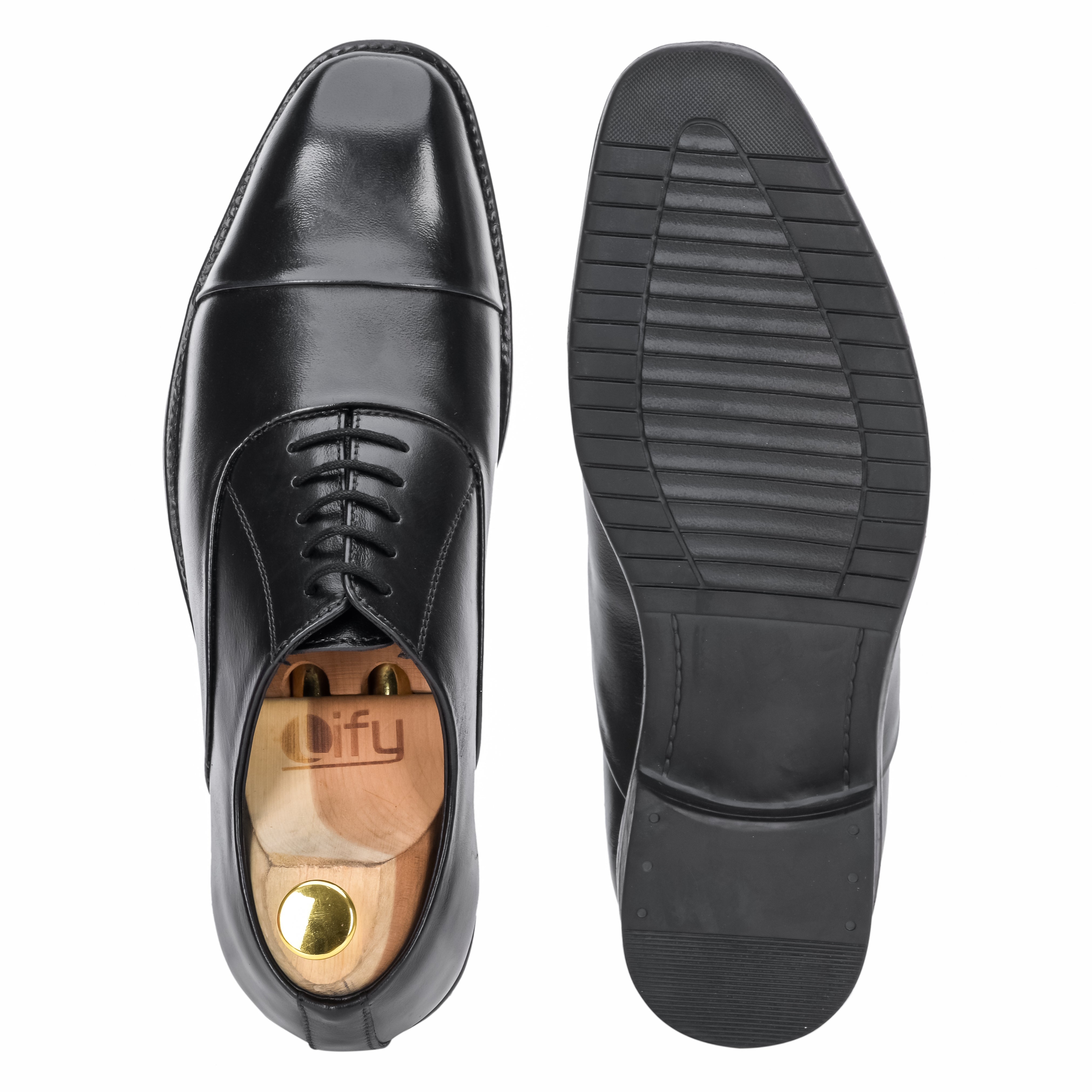 Cap Toe Oxford - Black
