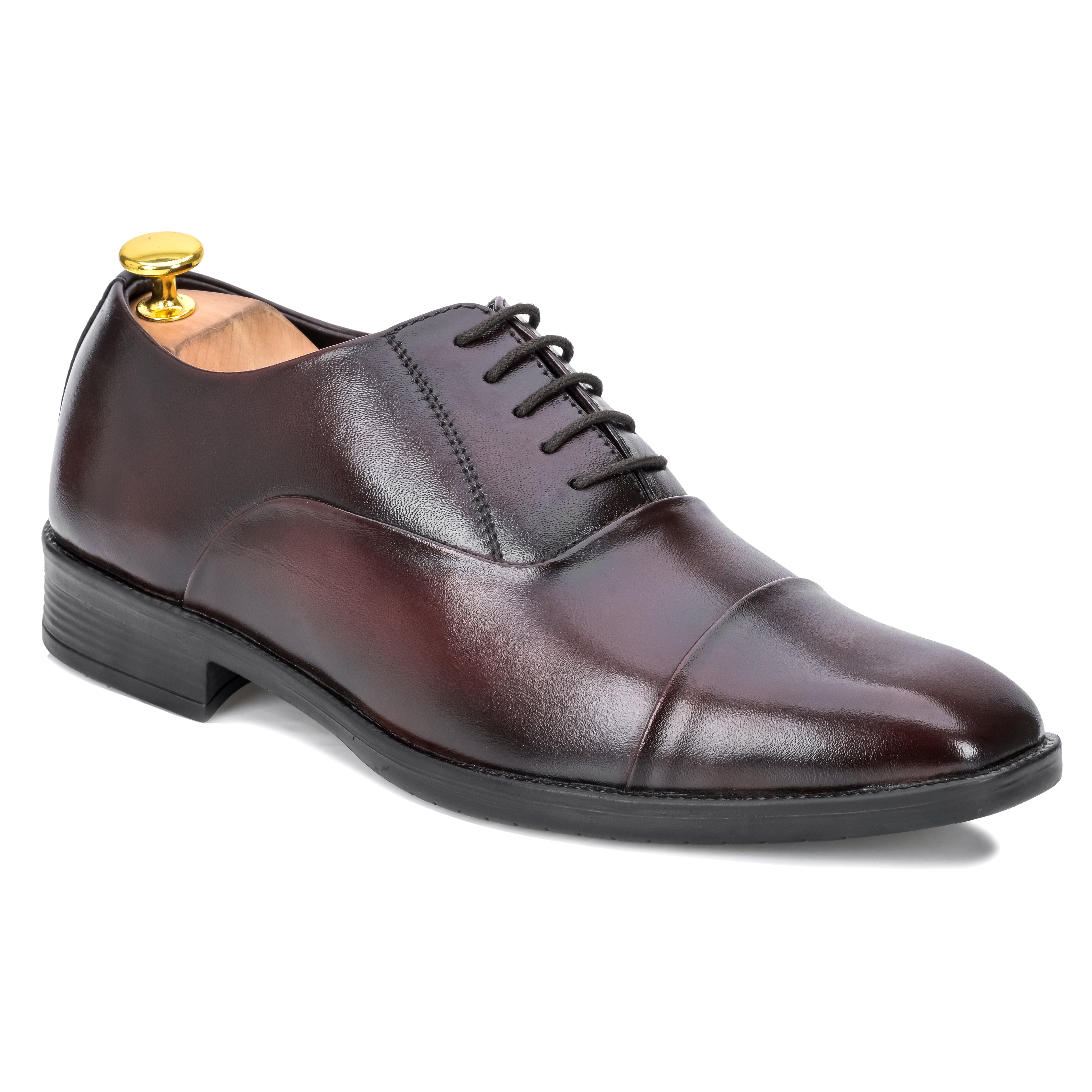 Cap Toe Oxford - Cherry