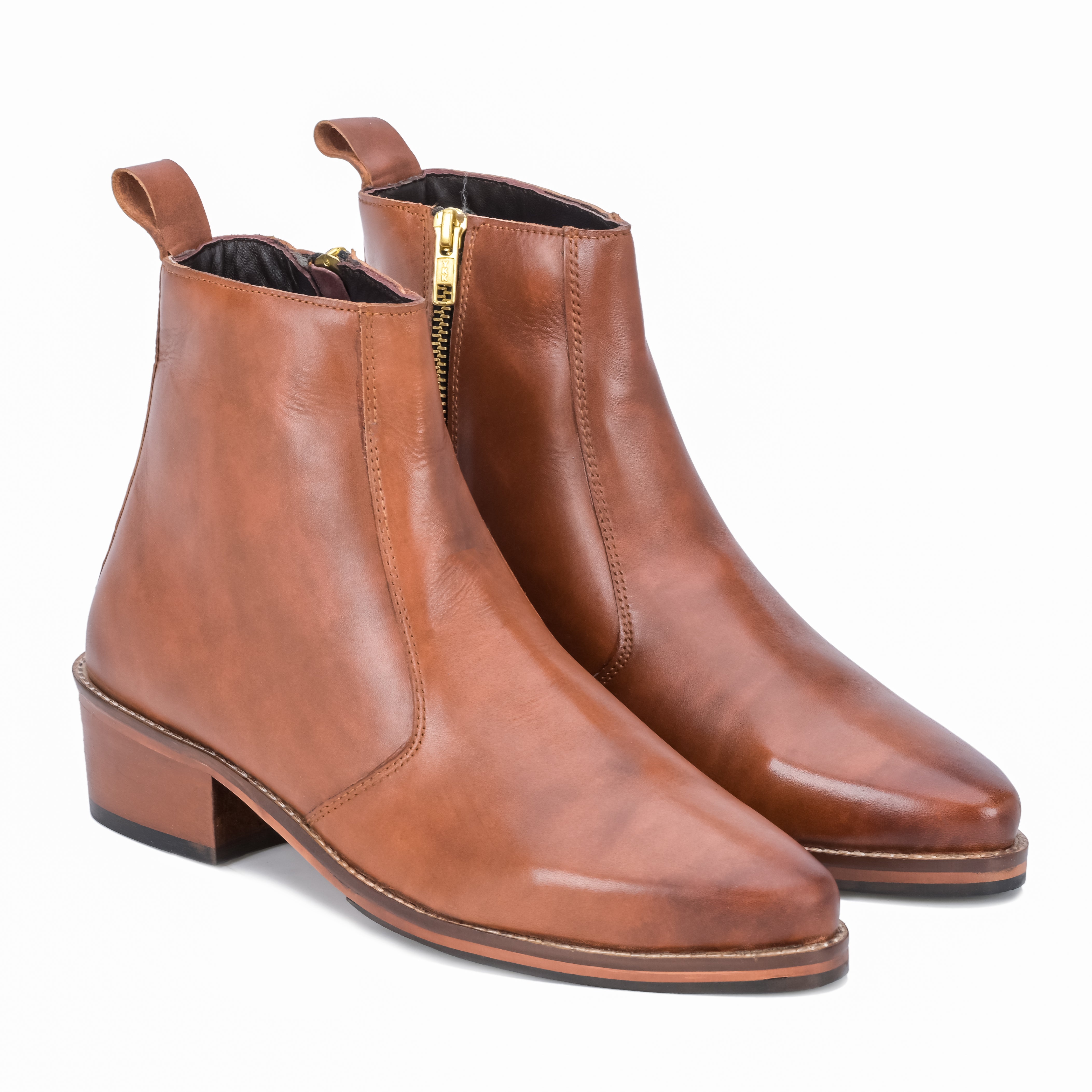 Pointed Cuban Chelsea - Tan