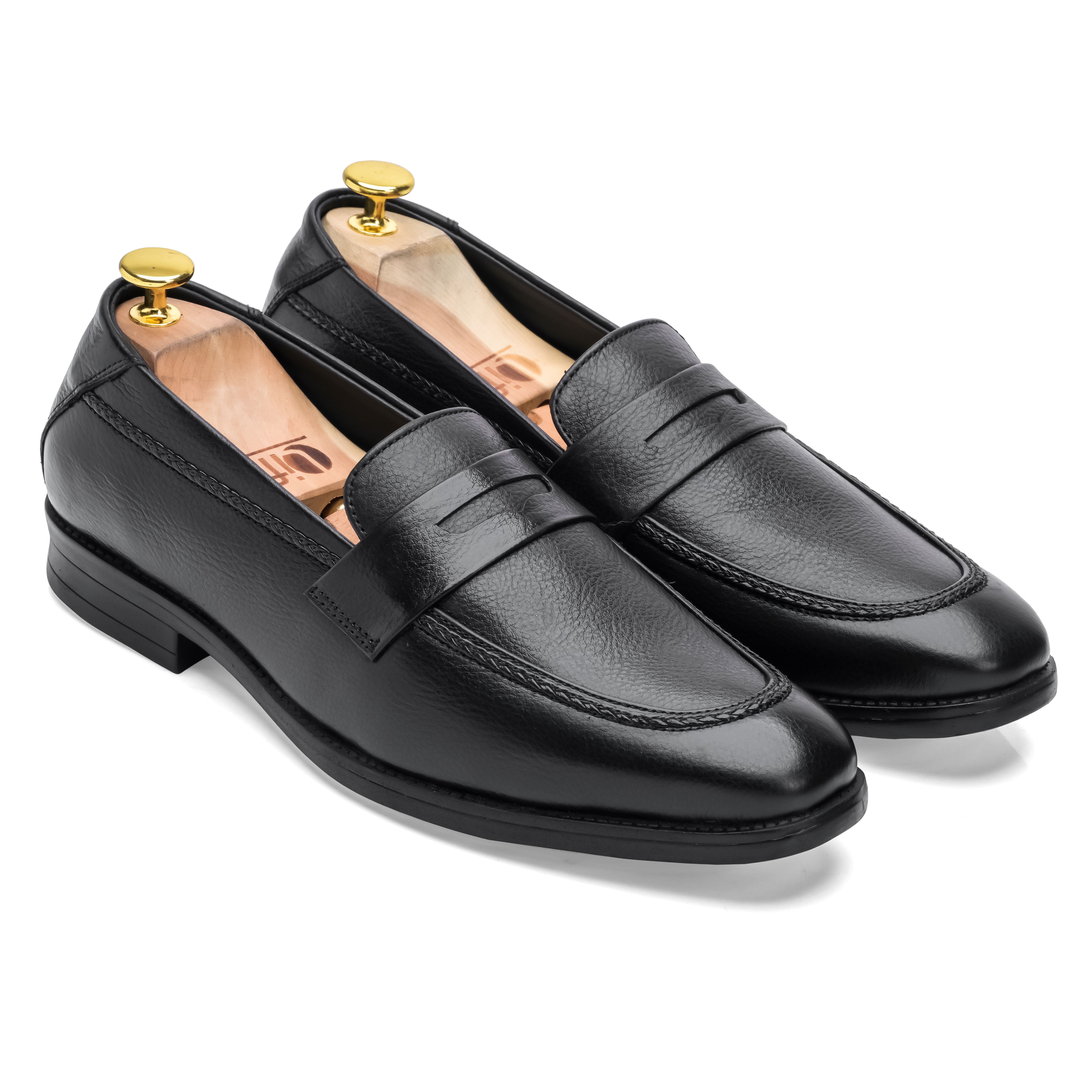 Signature Penny Loafer – Black