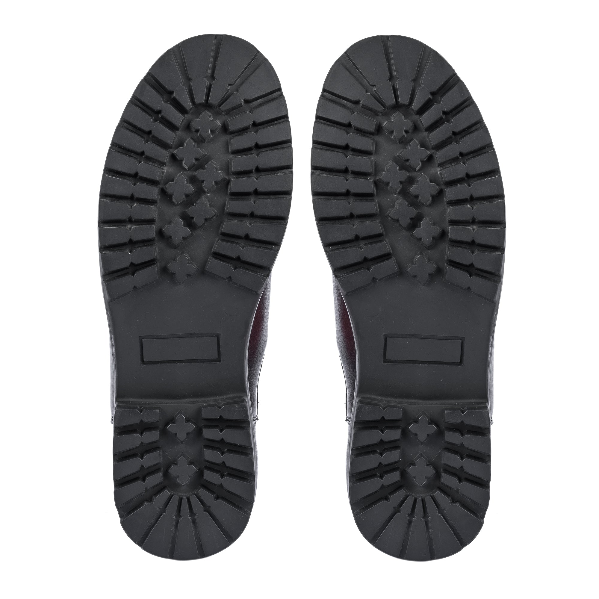 Round Milled Leather Chelsea-Brown