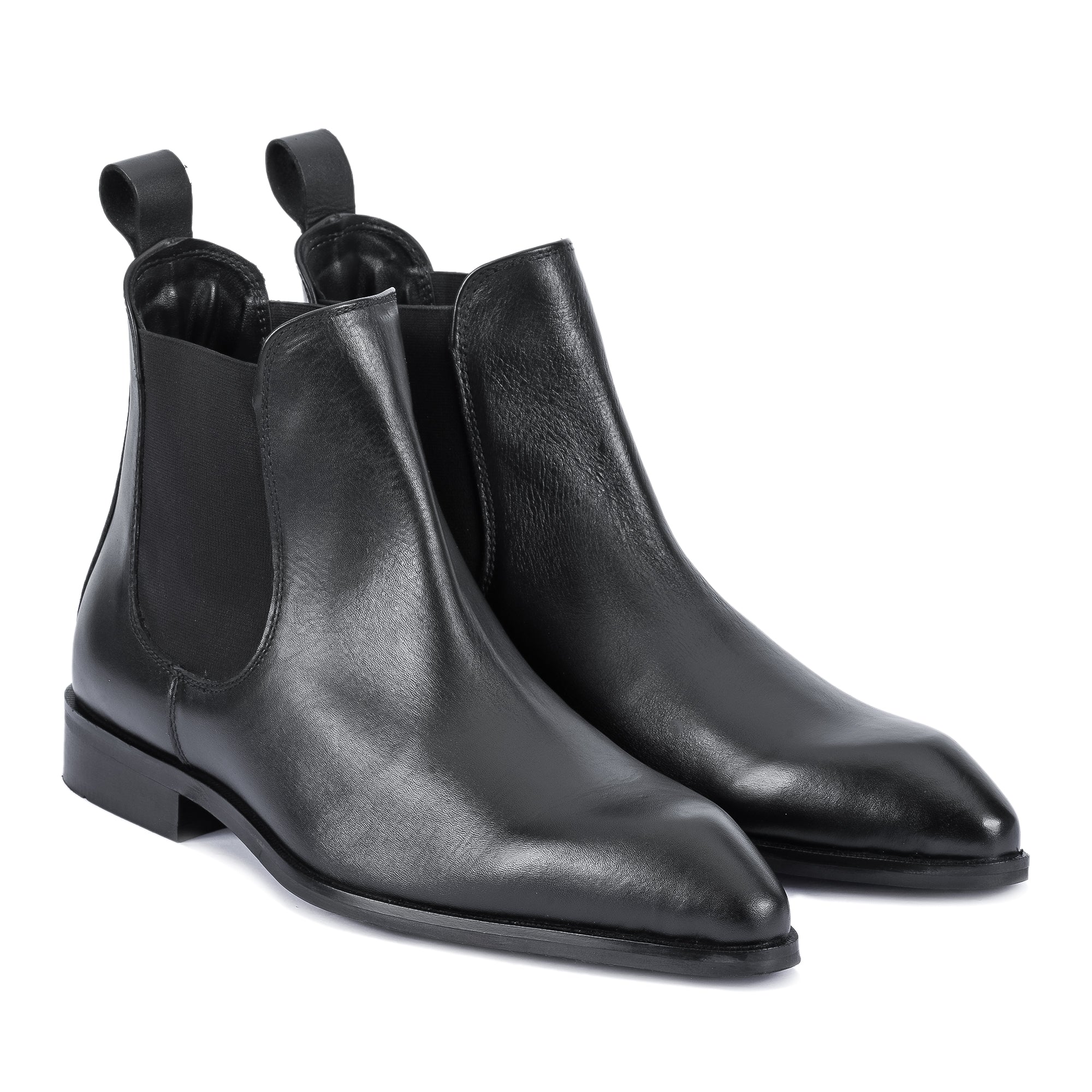 Refined toe Chelsea - Black