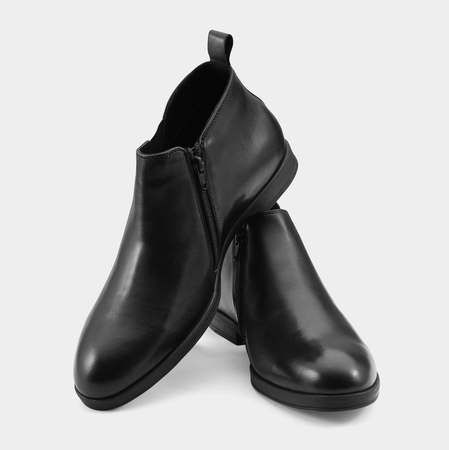 MELBOURNE - BLACK LEATHER SHOES