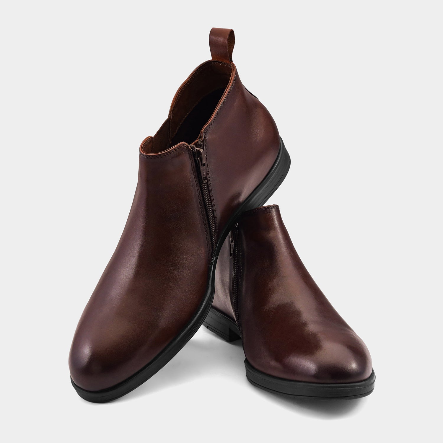 MELBOURNE - BROWN LEATHER SHOES