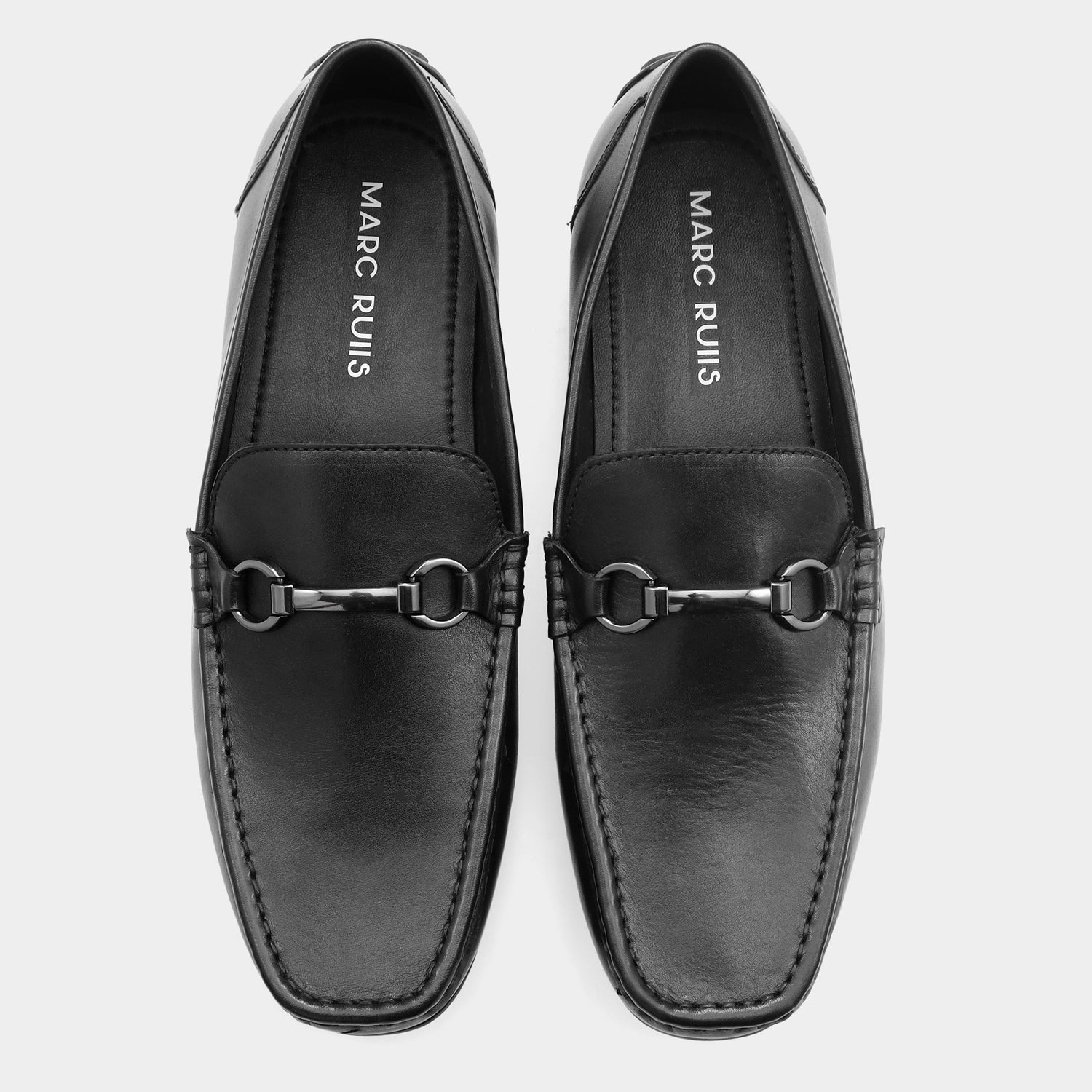 ROME - BLACK DRIVING LOAFERS