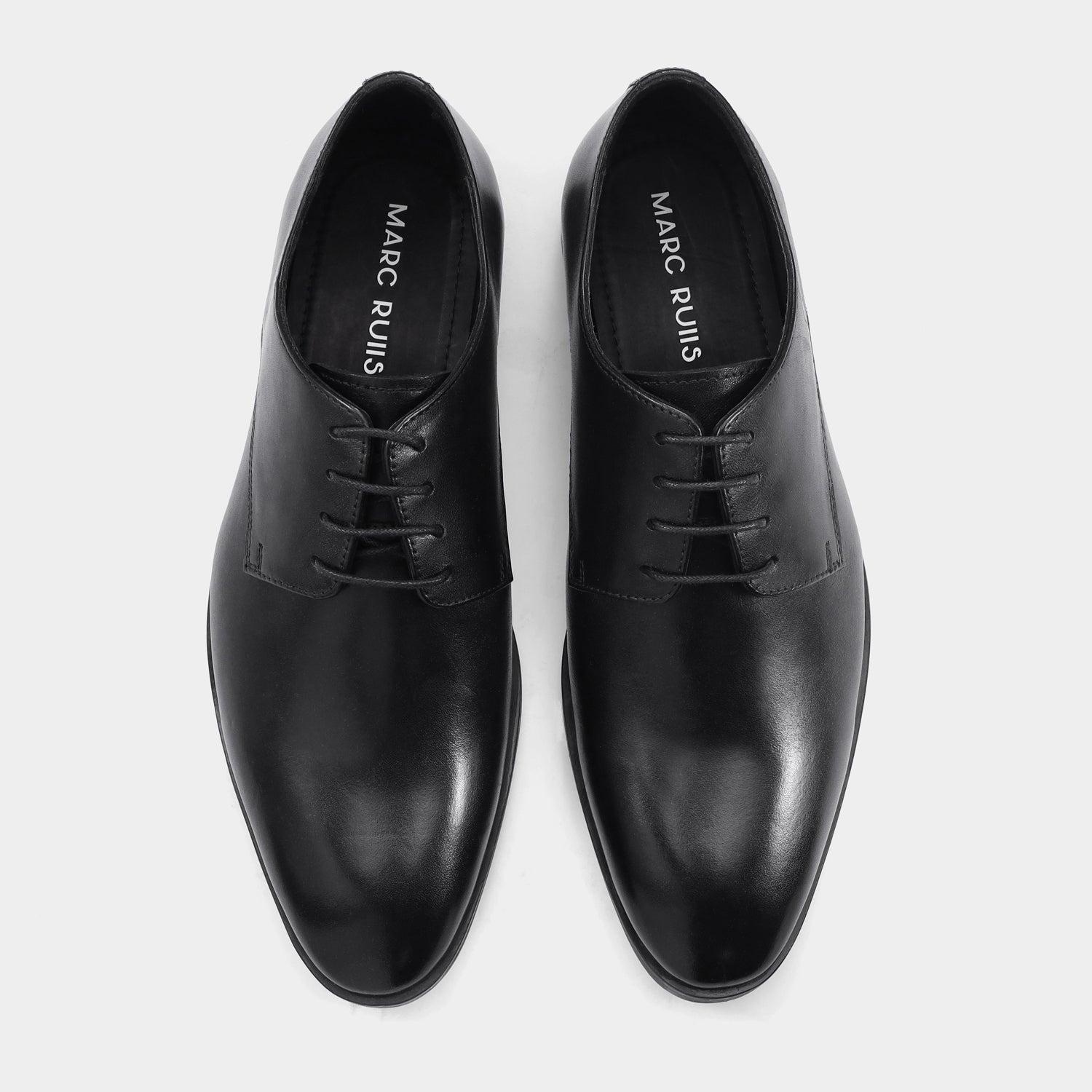 VENICE - BLACK LACE UPS SHOES