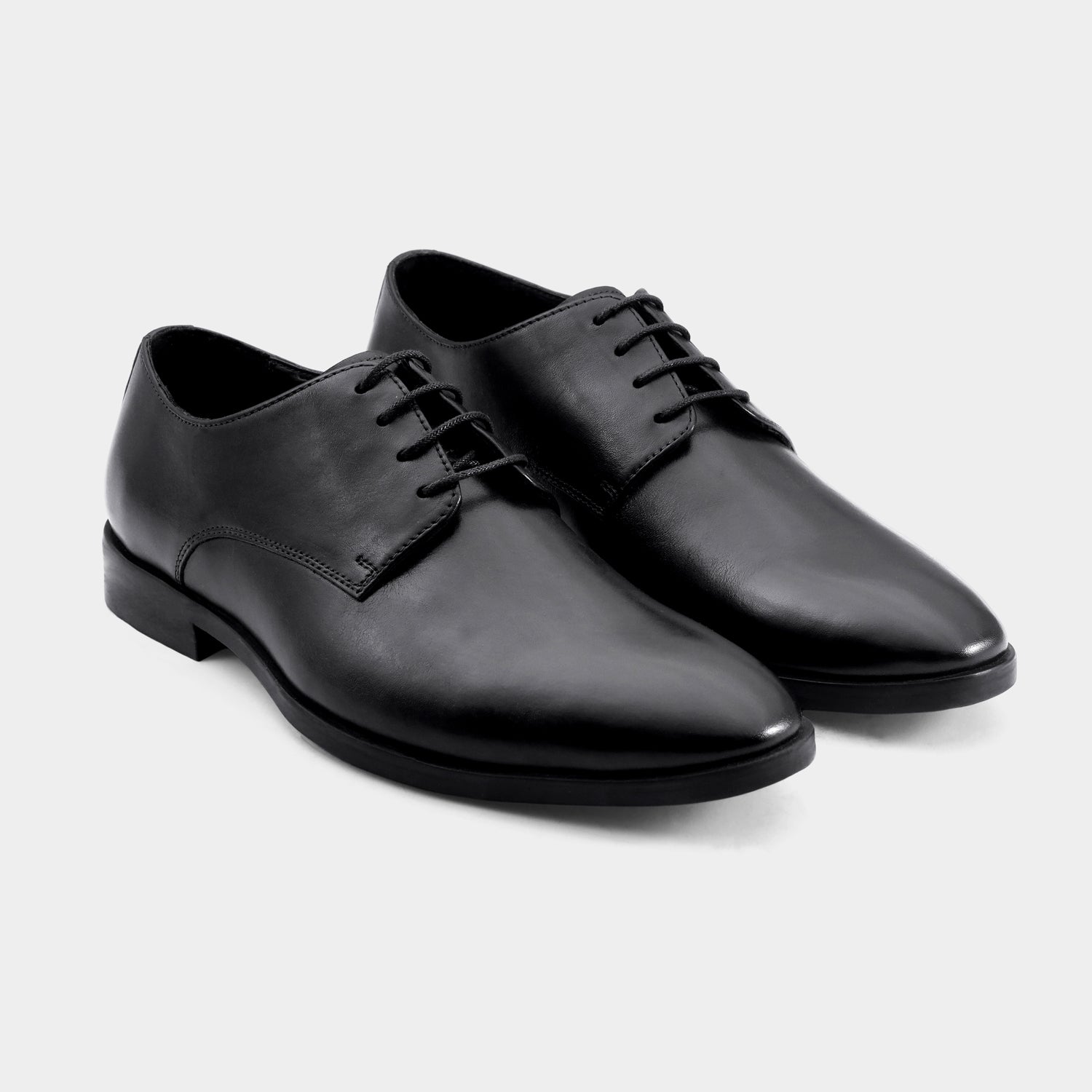VENICE - BLACK LACE UPS SHOES