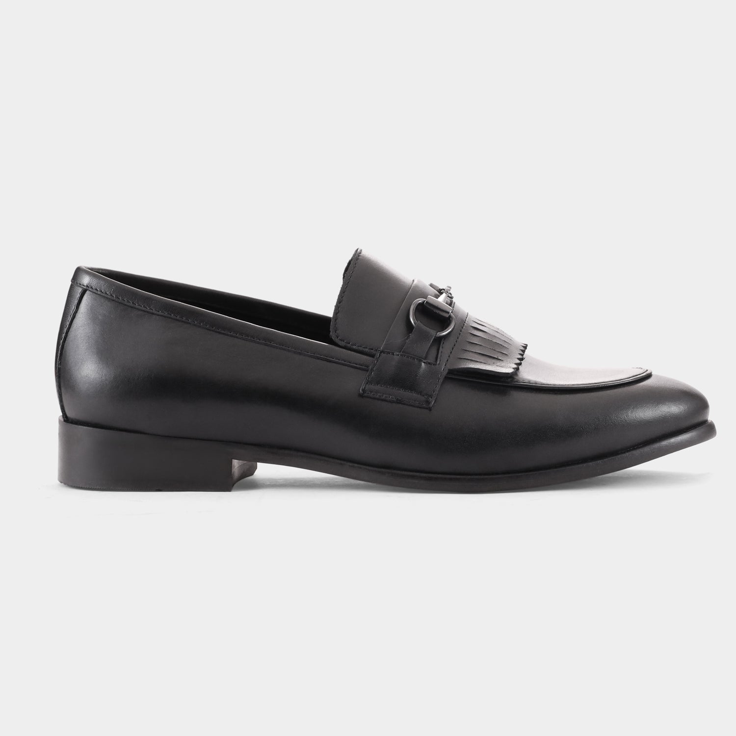 VICTORIA - BLACK CLASSIC LOAFERS