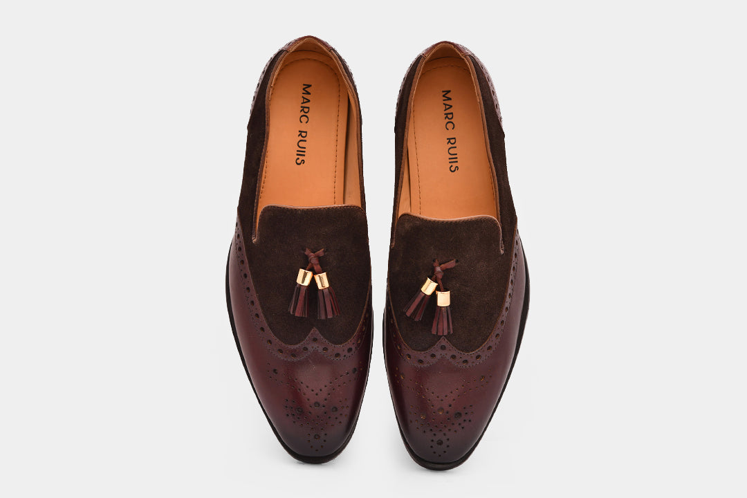 MONACO - CHESTNUT BROWN CLASSIC LOAFERS