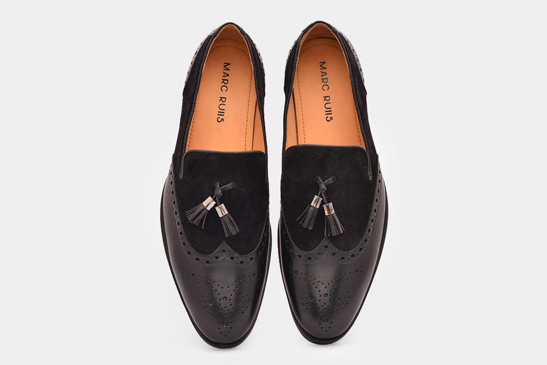 MONACO - BLACK CLASSIC LOAFERS