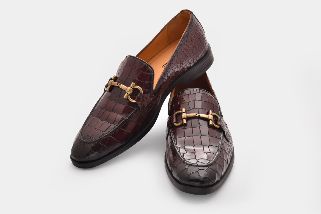 MEXICO - DEEP WINE BROWN CLASSIC LOAFERS