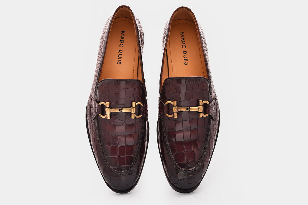 MEXICO - DEEP WINE BROWN CLASSIC LOAFERS