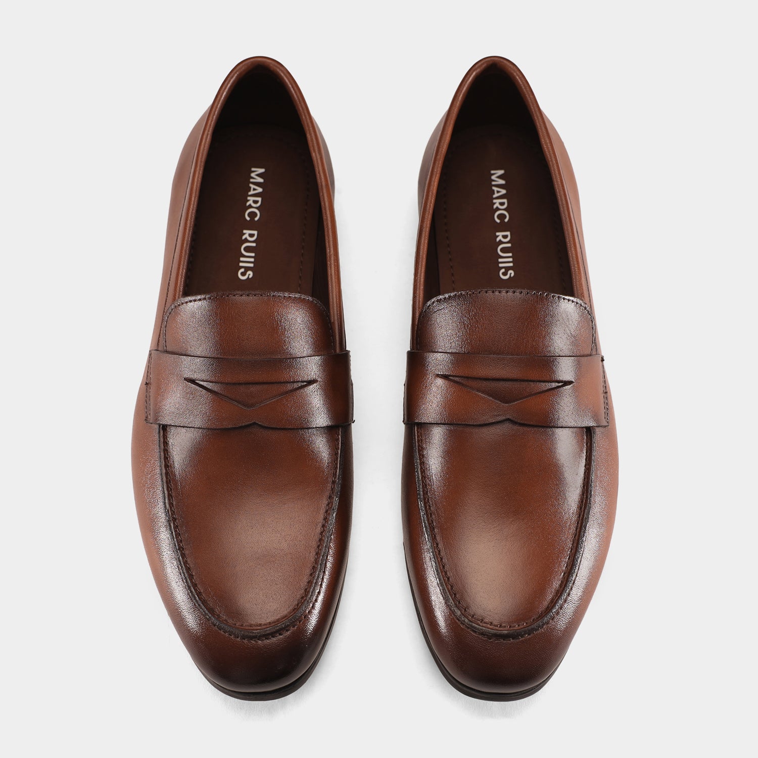 BOSTON - TAN PENNY LOAFERS