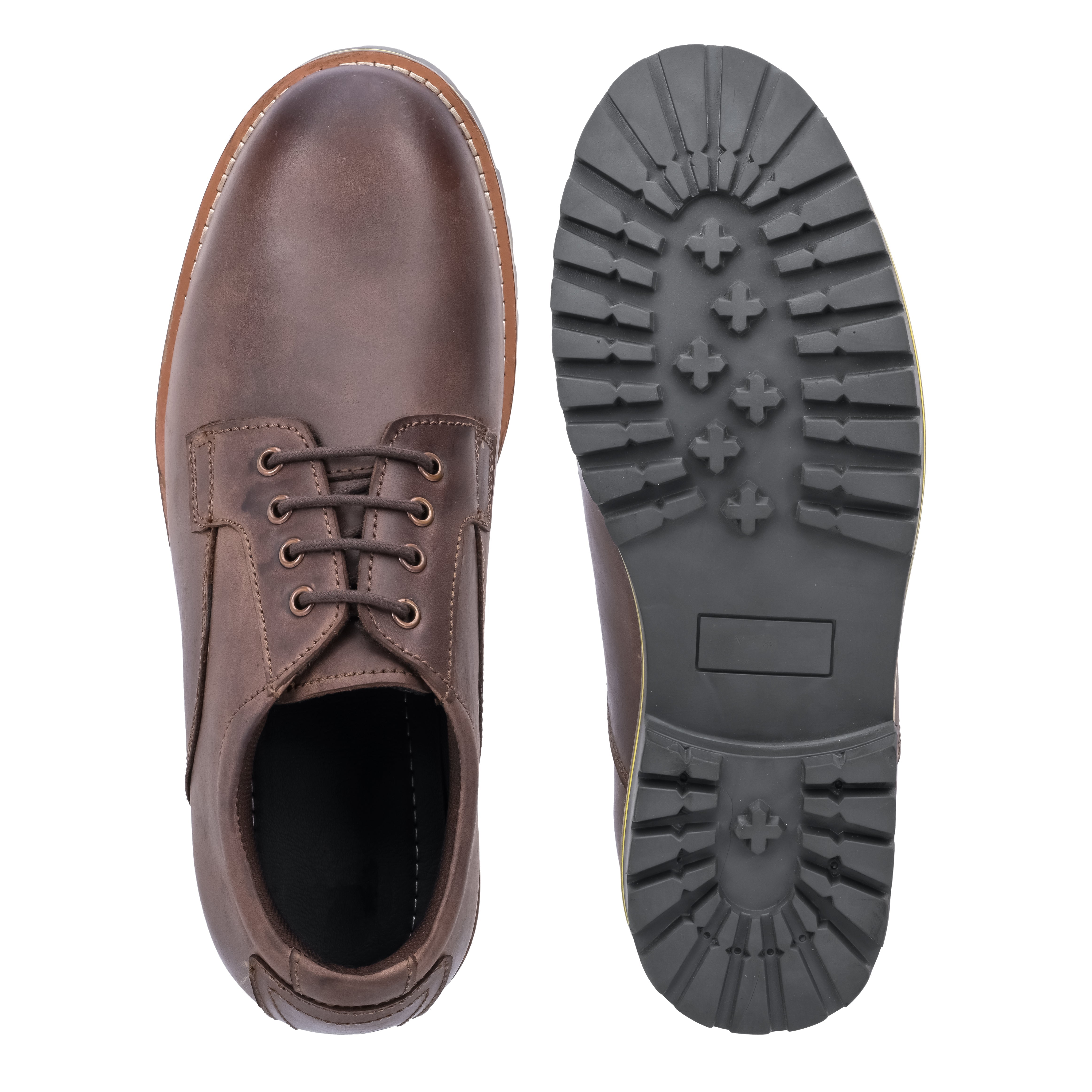 Derby Combo Boot - Brown