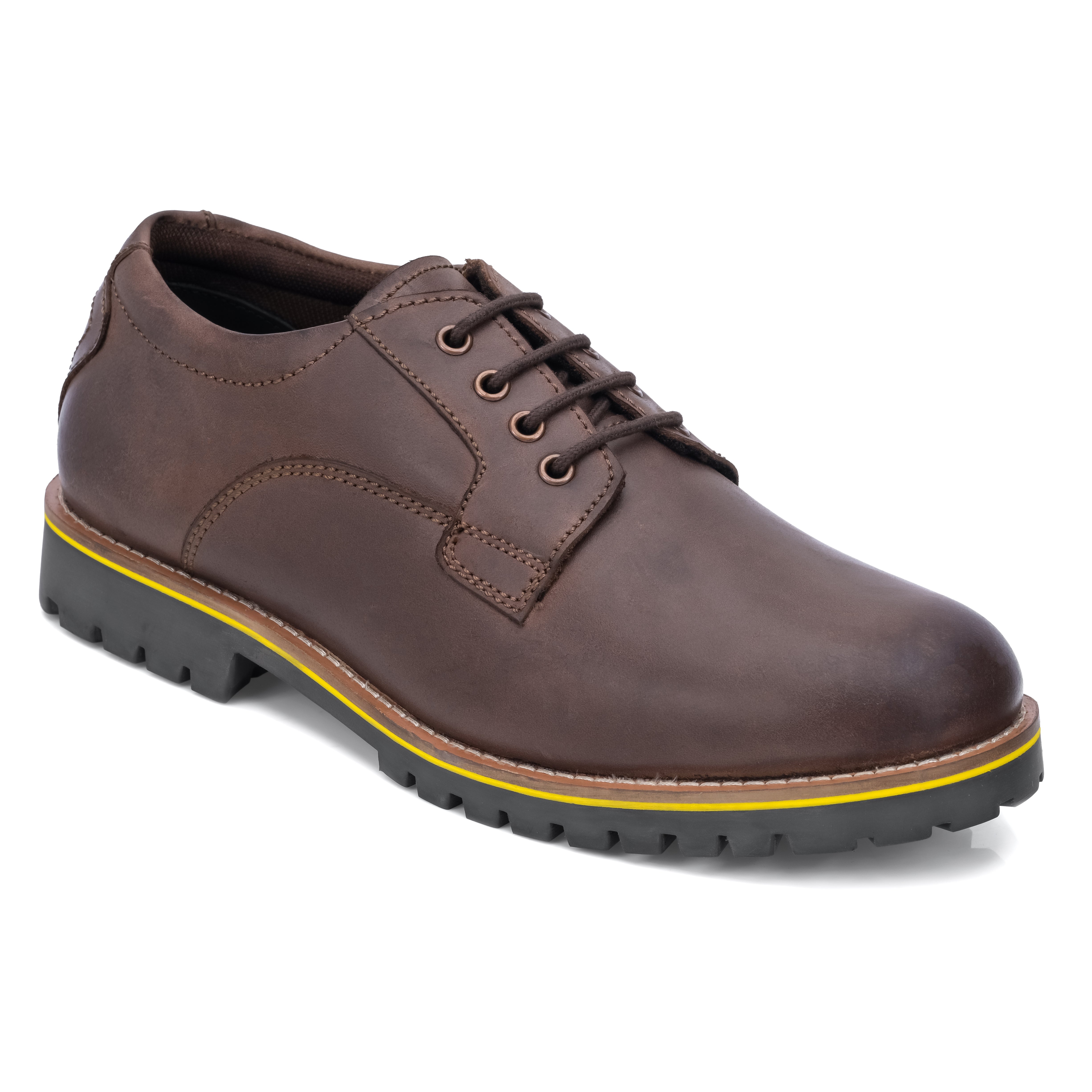 Derby Combo Boot - Brown