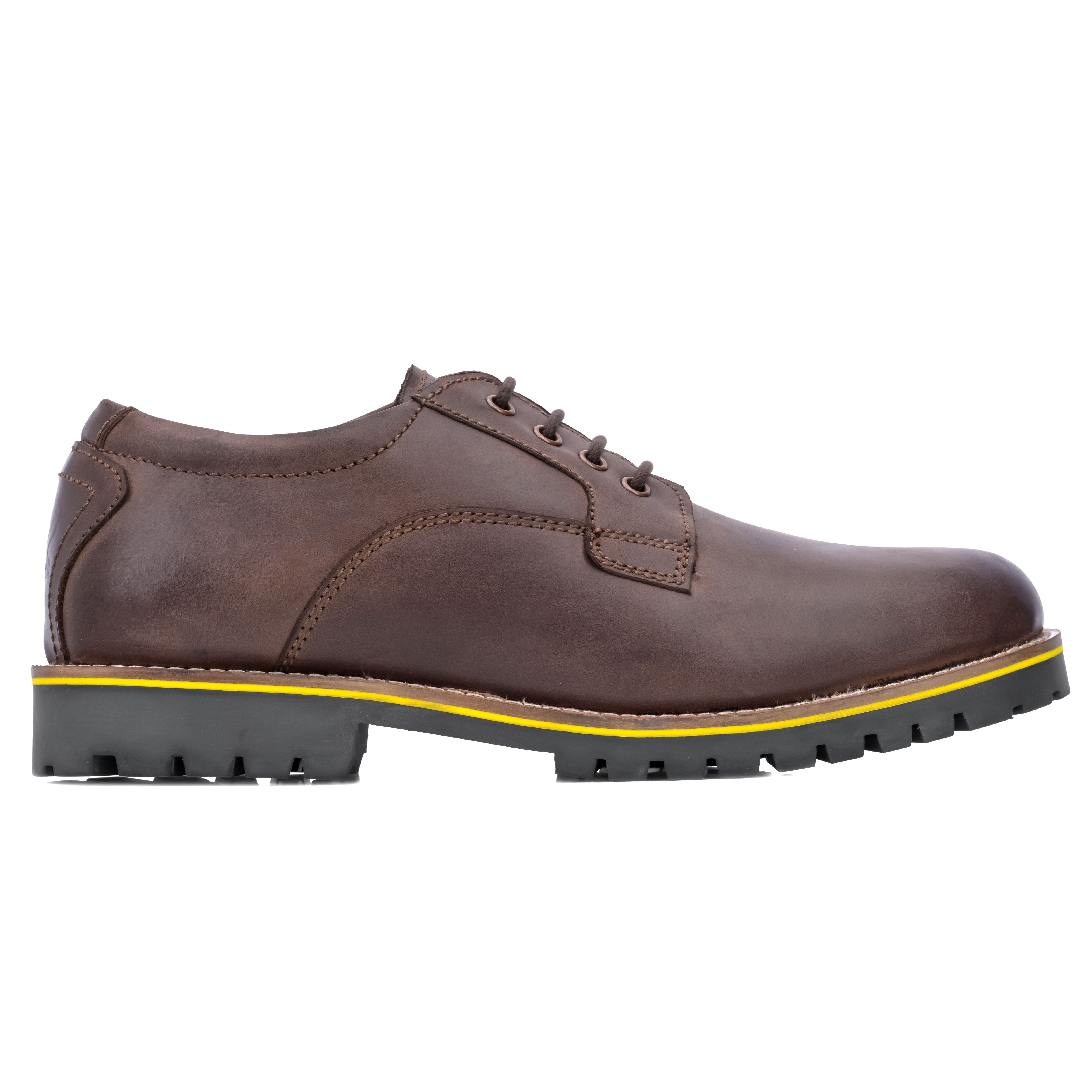 Derby Combo Boot - Brown
