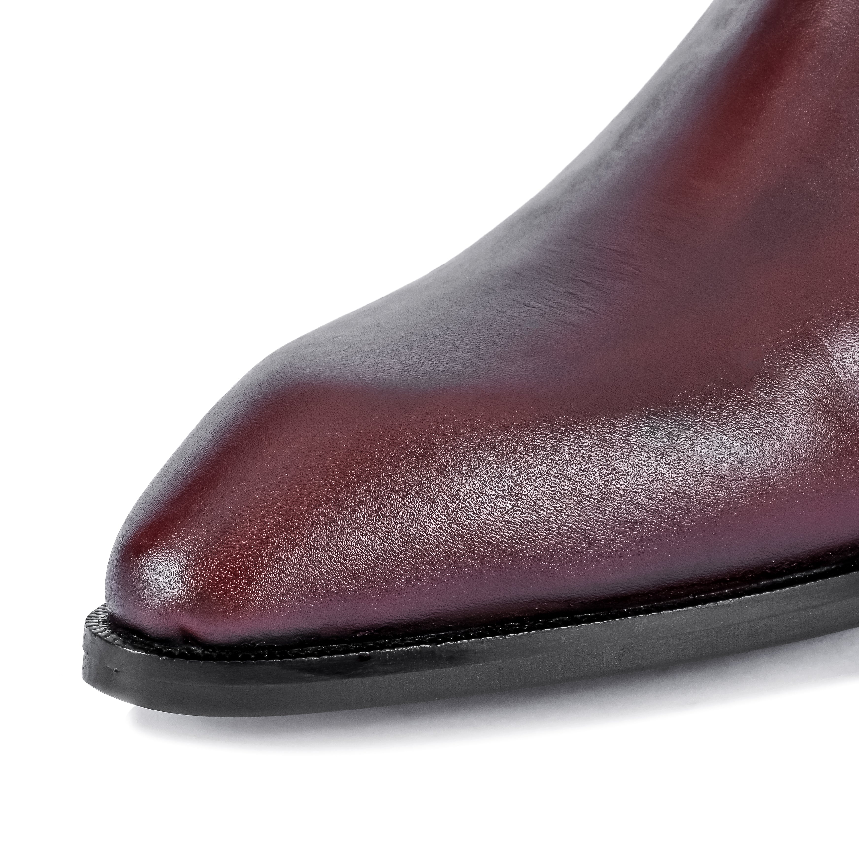 Refined toe Chelsea - Cherry