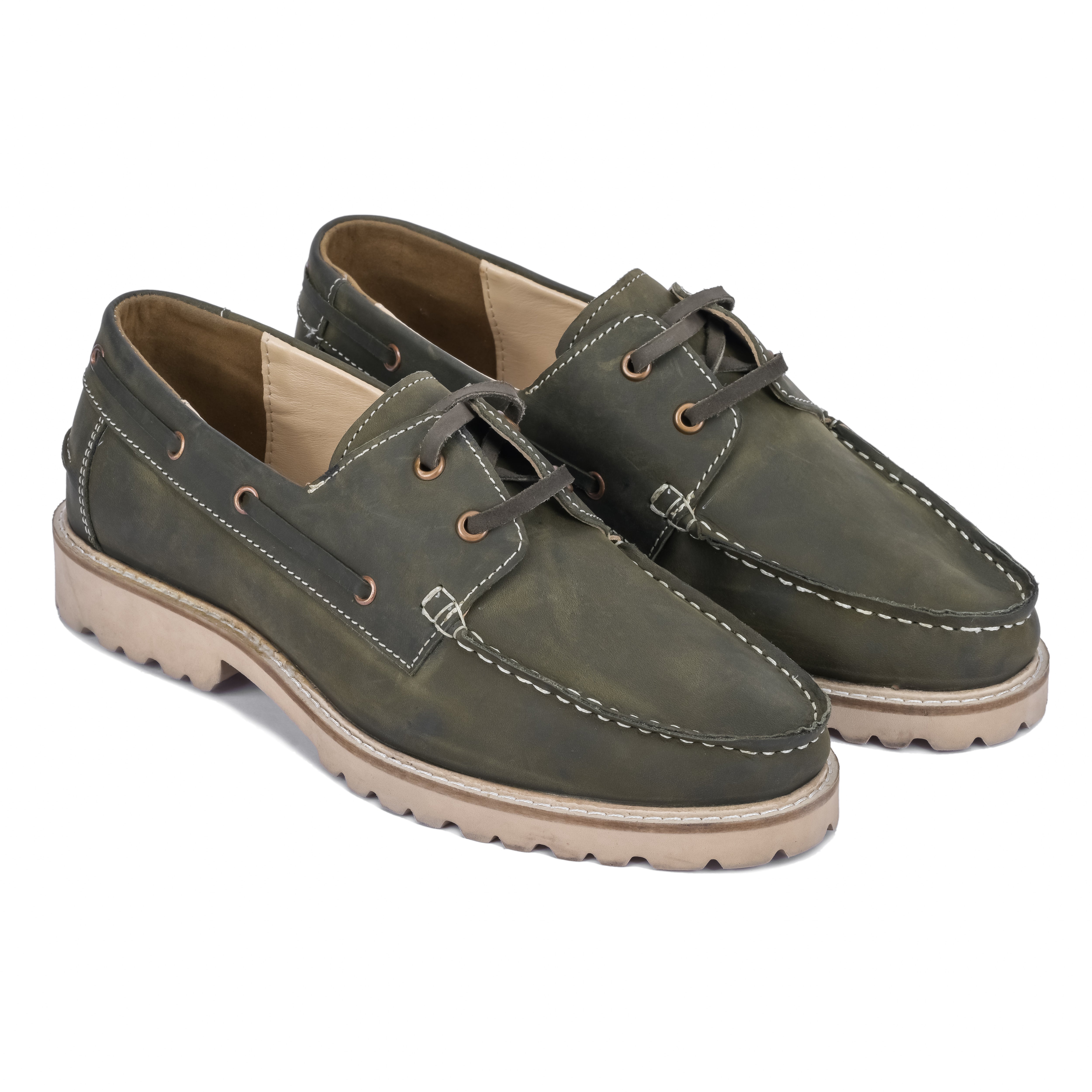 Boat Shoe- Oil Pull Up Leather- Oliver