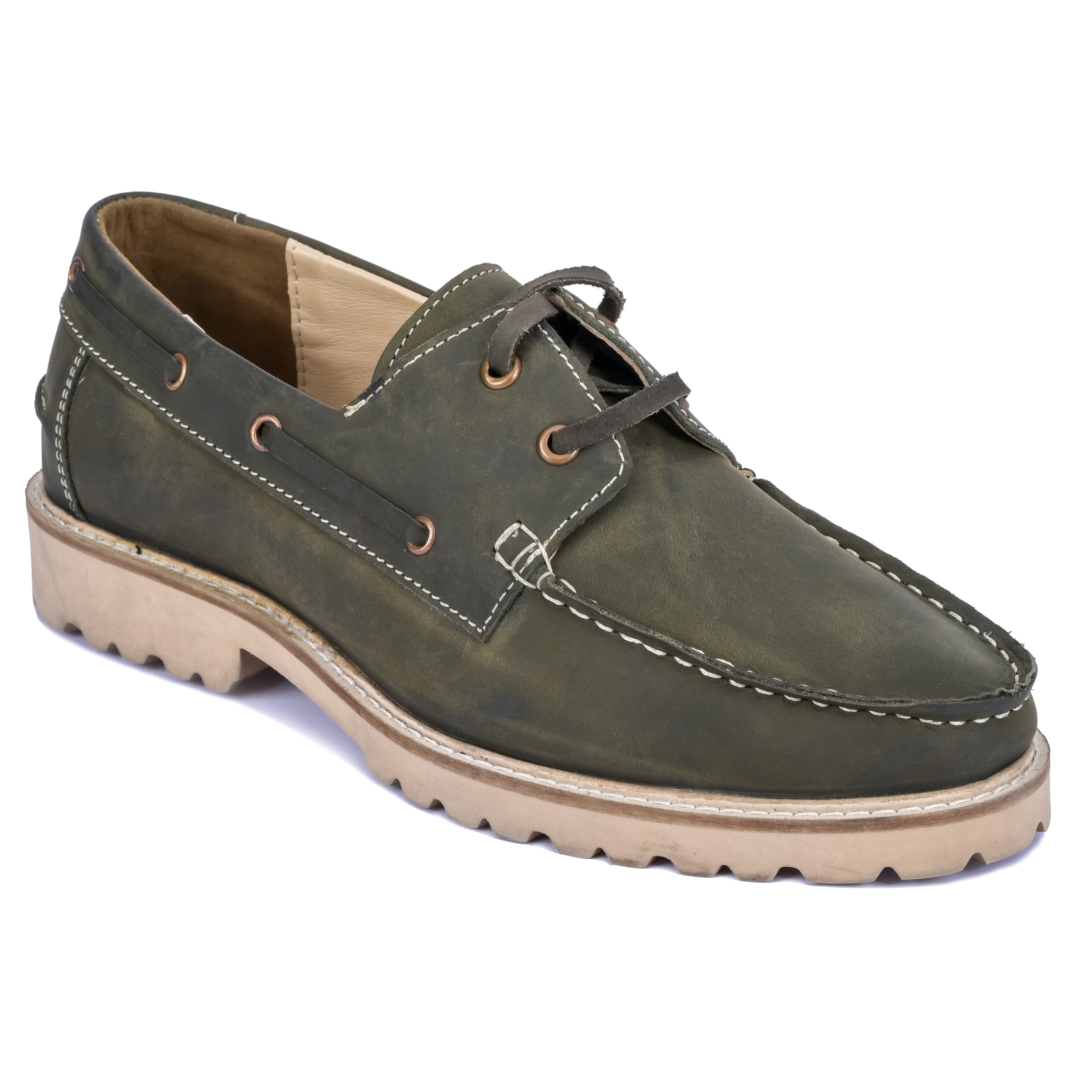 Boat Shoe- Oil Pull Up Leather- Oliver