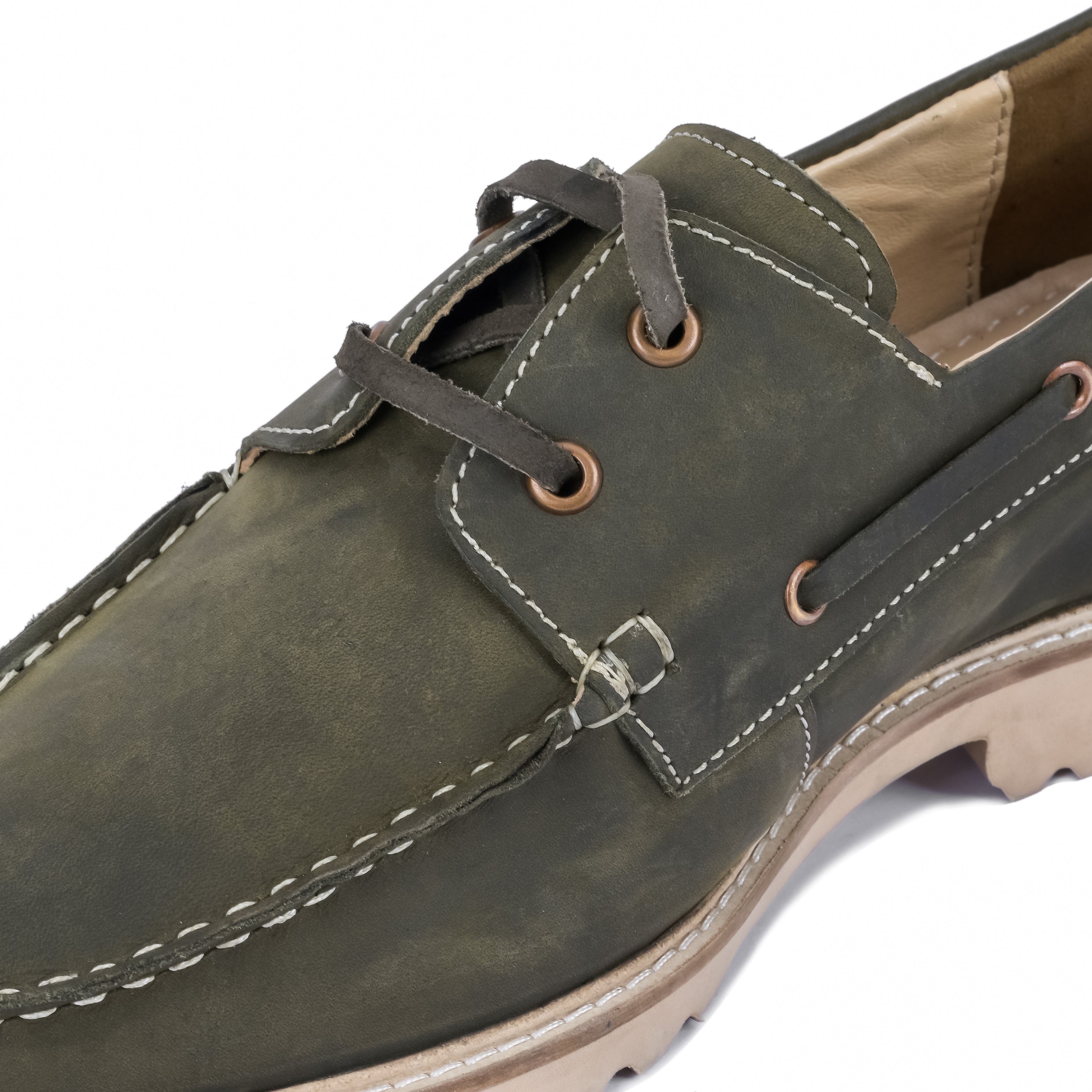 Boat Shoe- Oil Pull Up Leather- Oliver