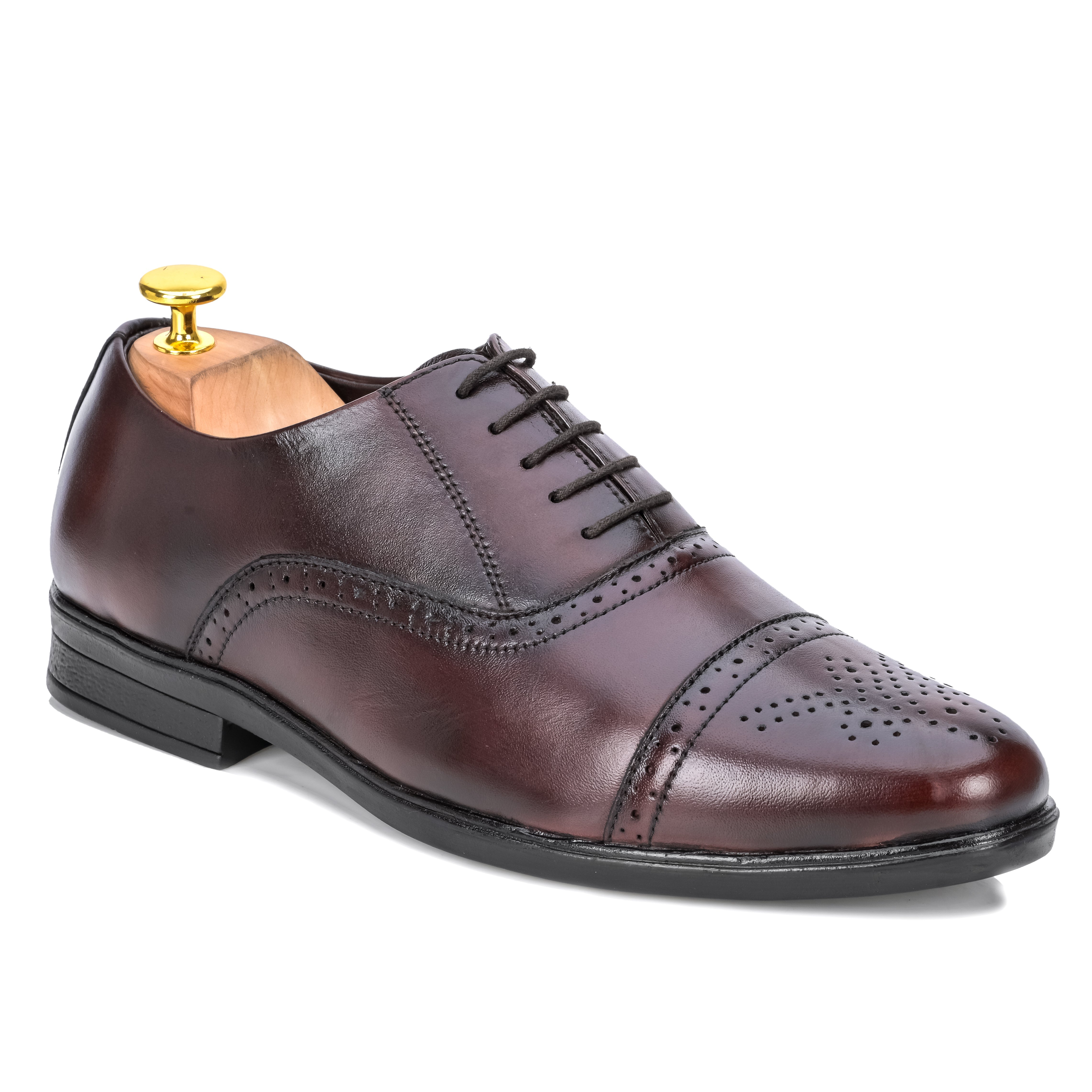 Brogue  Oxford - Cherry