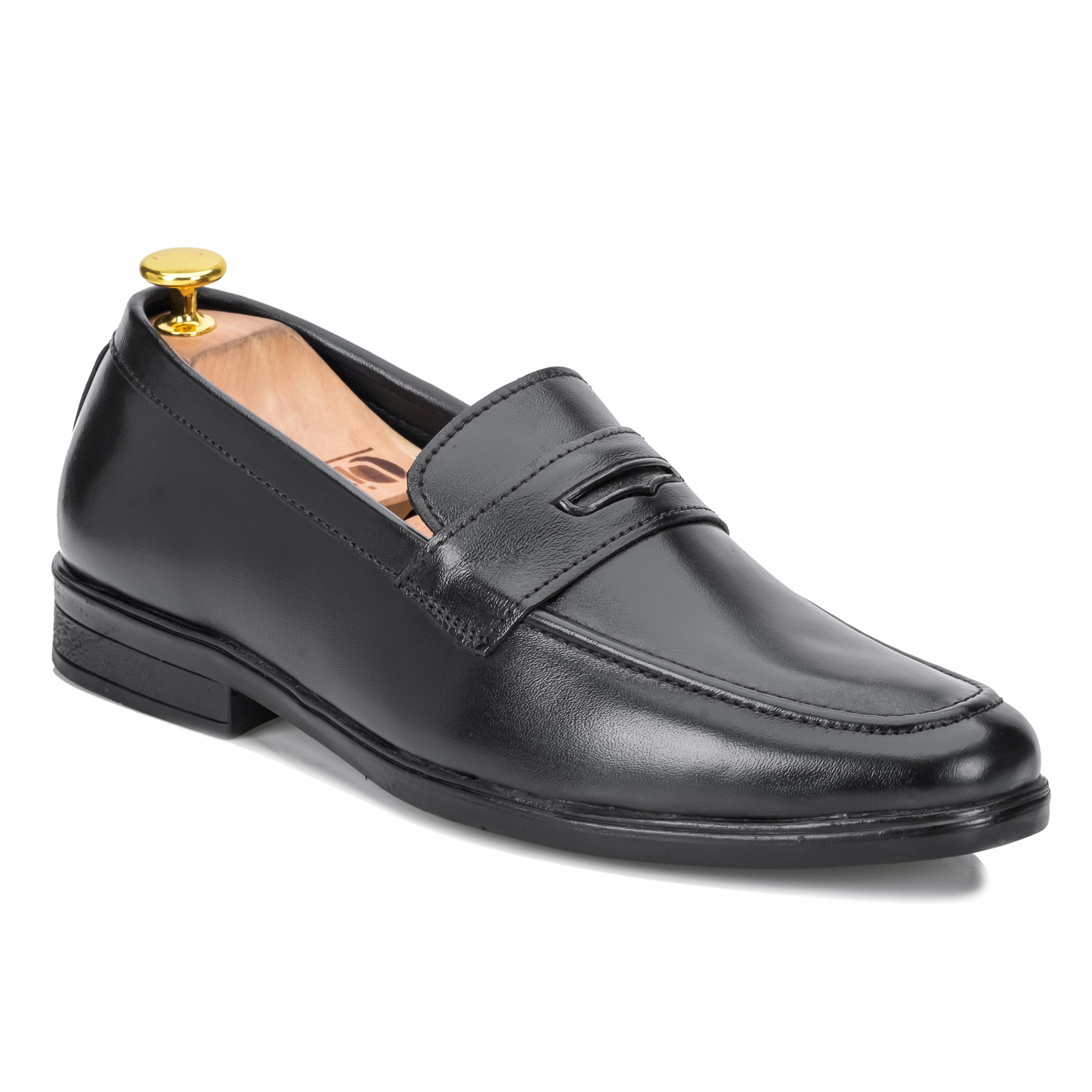 Copper Plate Loafer – Black