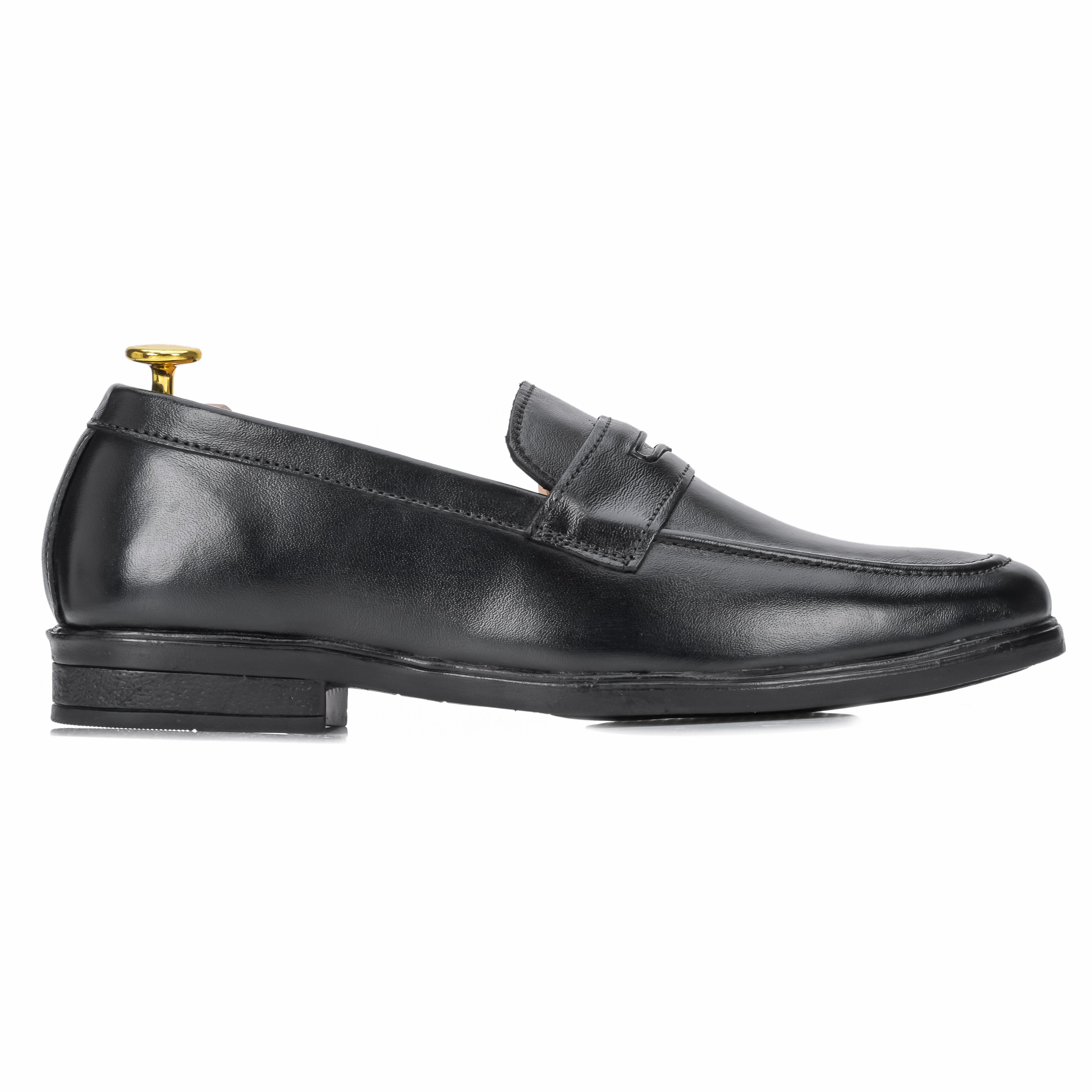 Copper Plate Loafer – Black