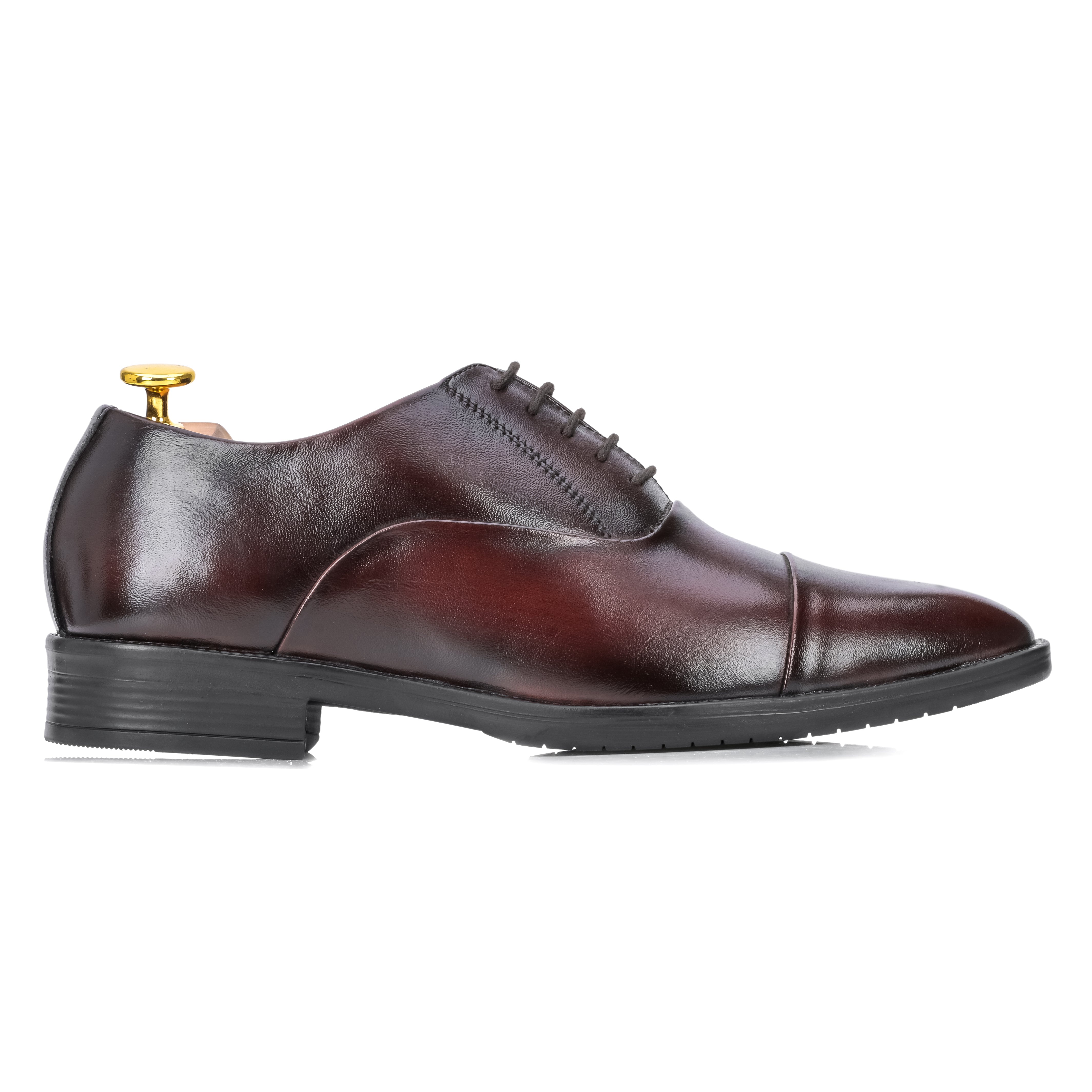 Cap Toe Oxford - Cherry