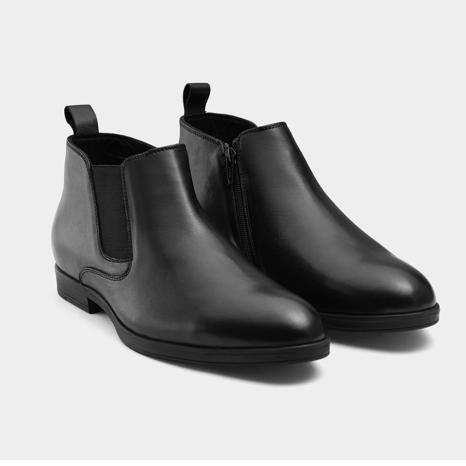 MELBOURNE - BLACK LEATHER SHOES