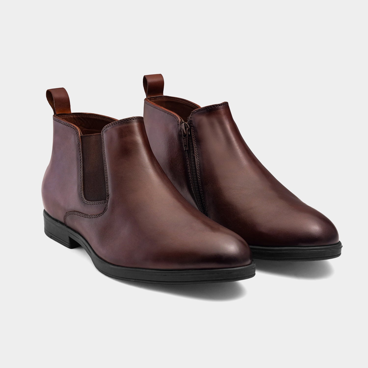 MELBOURNE - BROWN LEATHER SHOES
