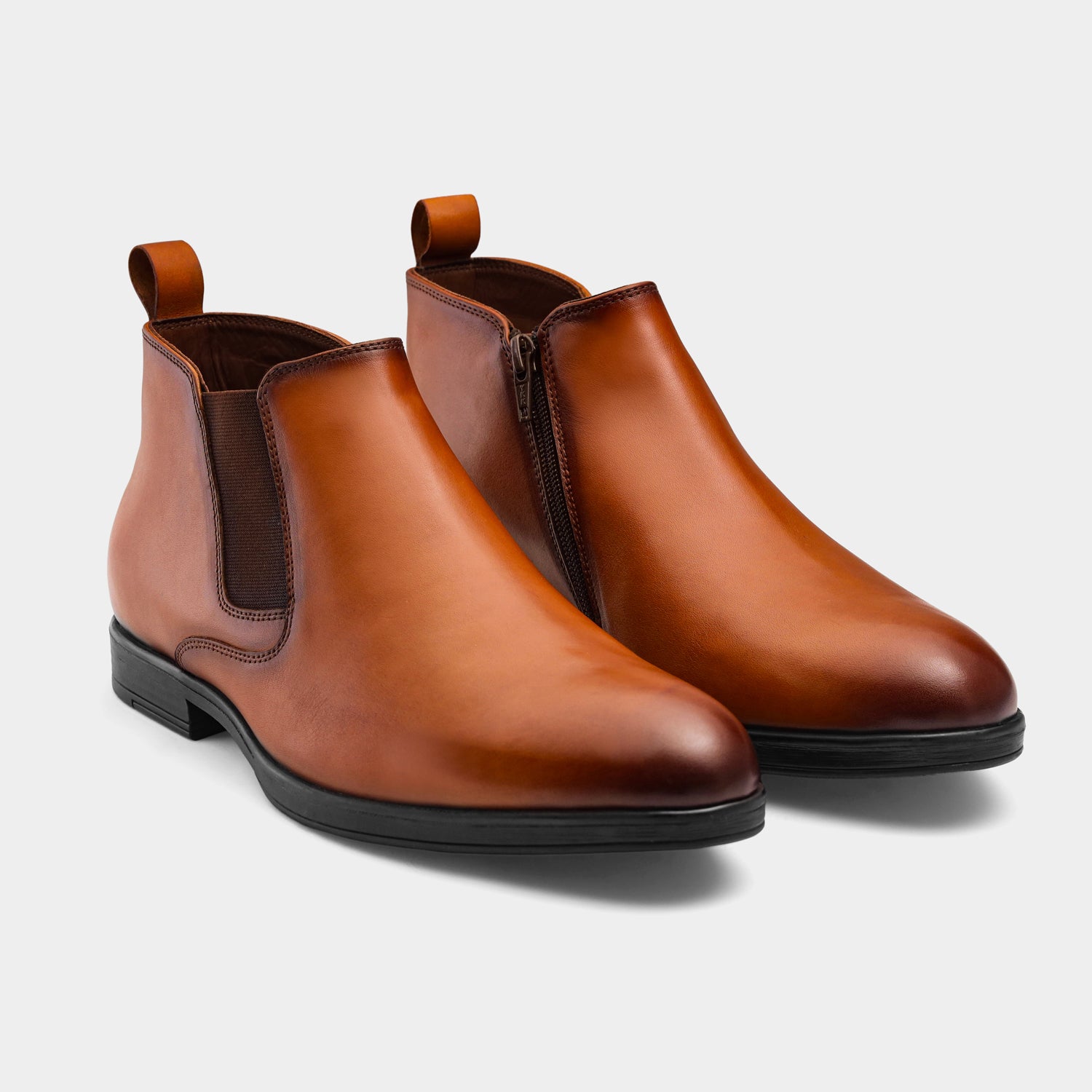 MELBOURNE - TAN LEATHER SHOES