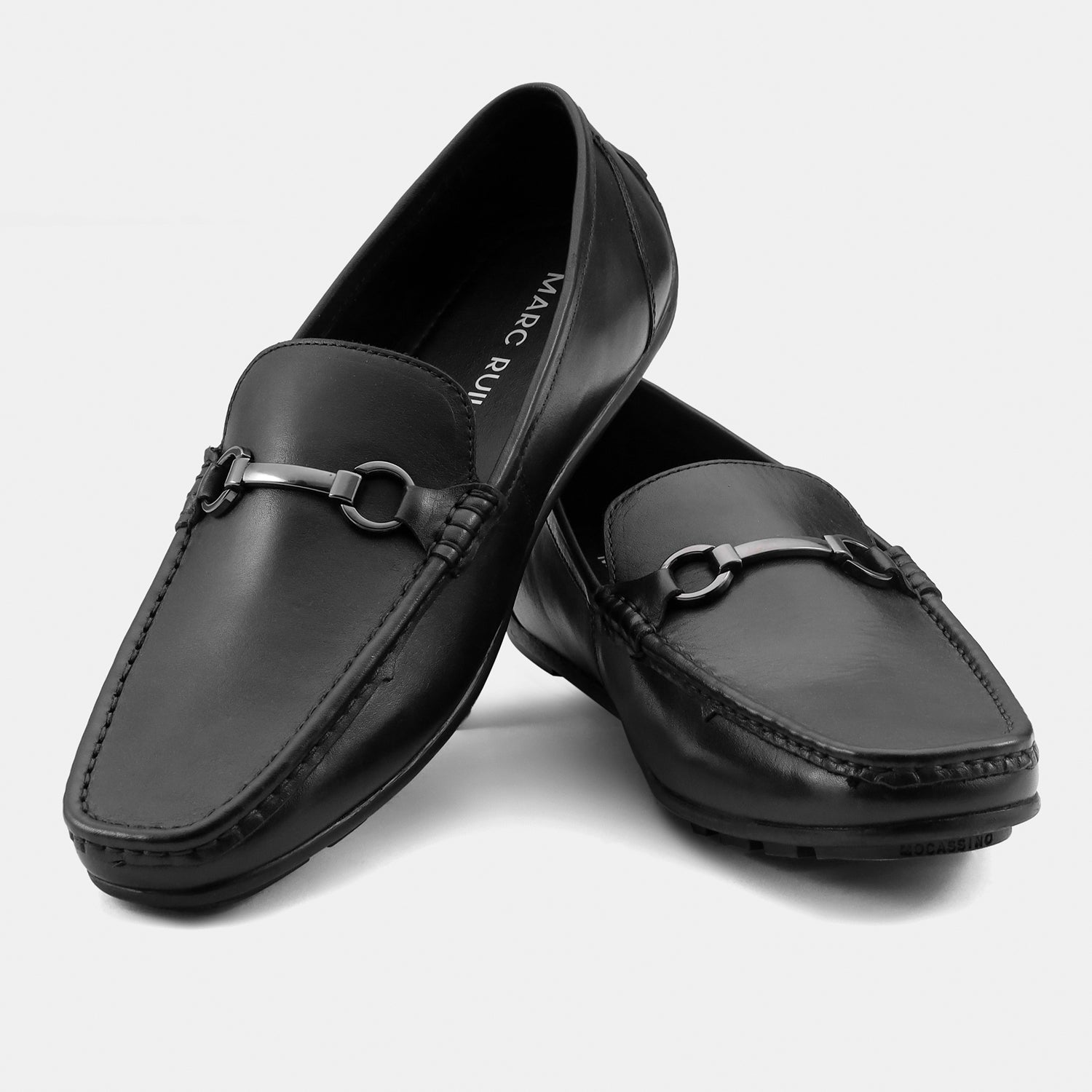 ROME - BLACK DRIVING LOAFERS