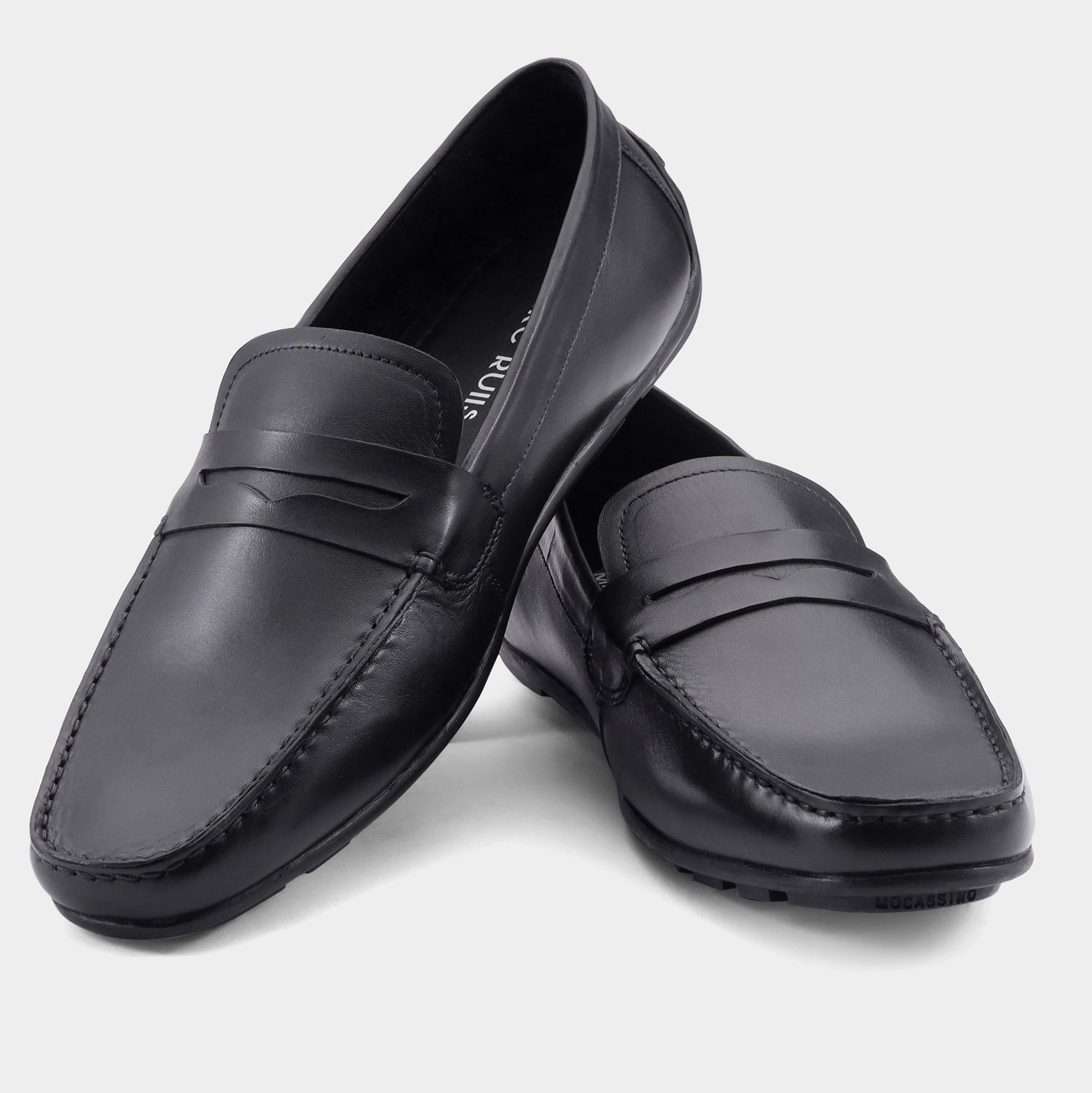 FINLAND - BLACK DRIVING LOAFERS