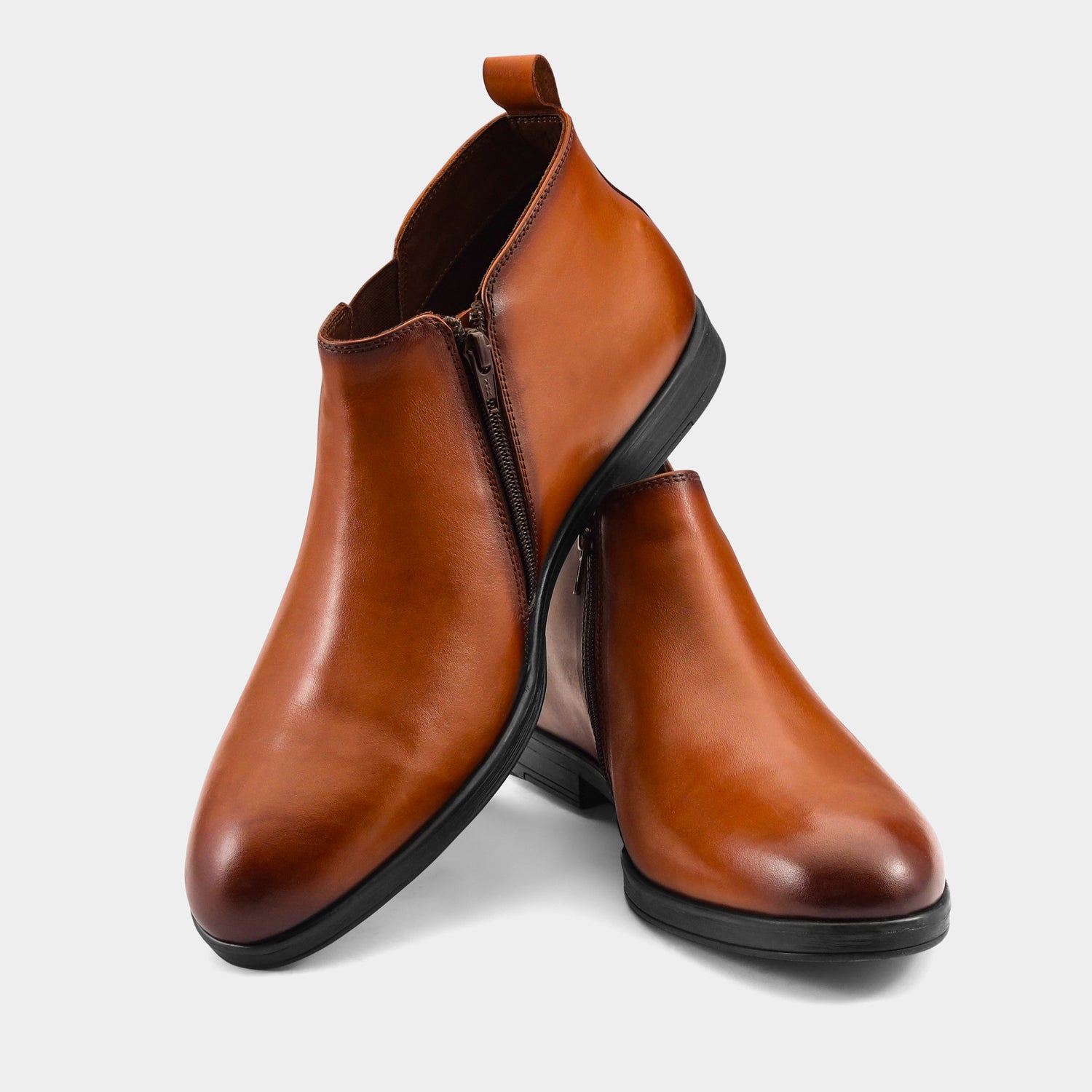 MELBOURNE - TAN LEATHER SHOES