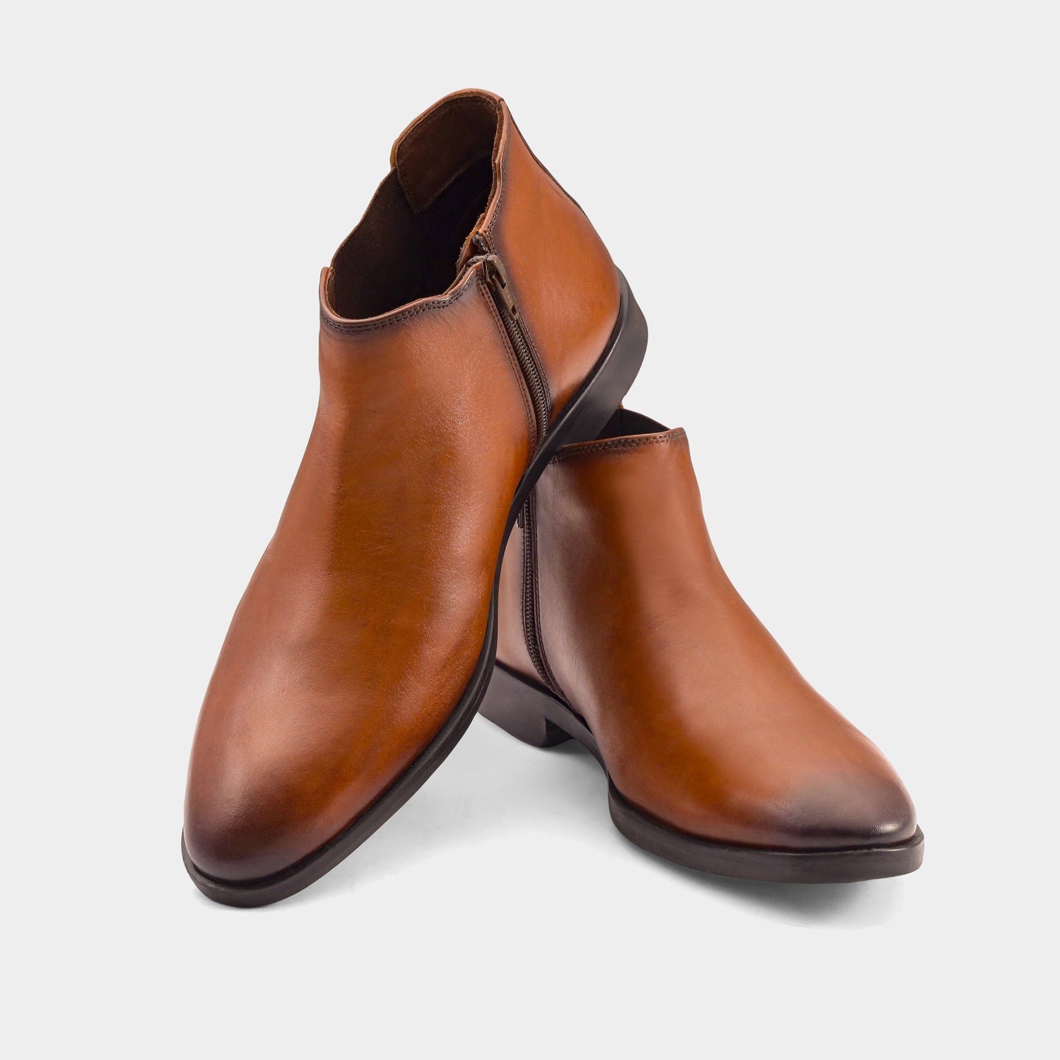 MEXICO - TAN LEATHER BOOTS