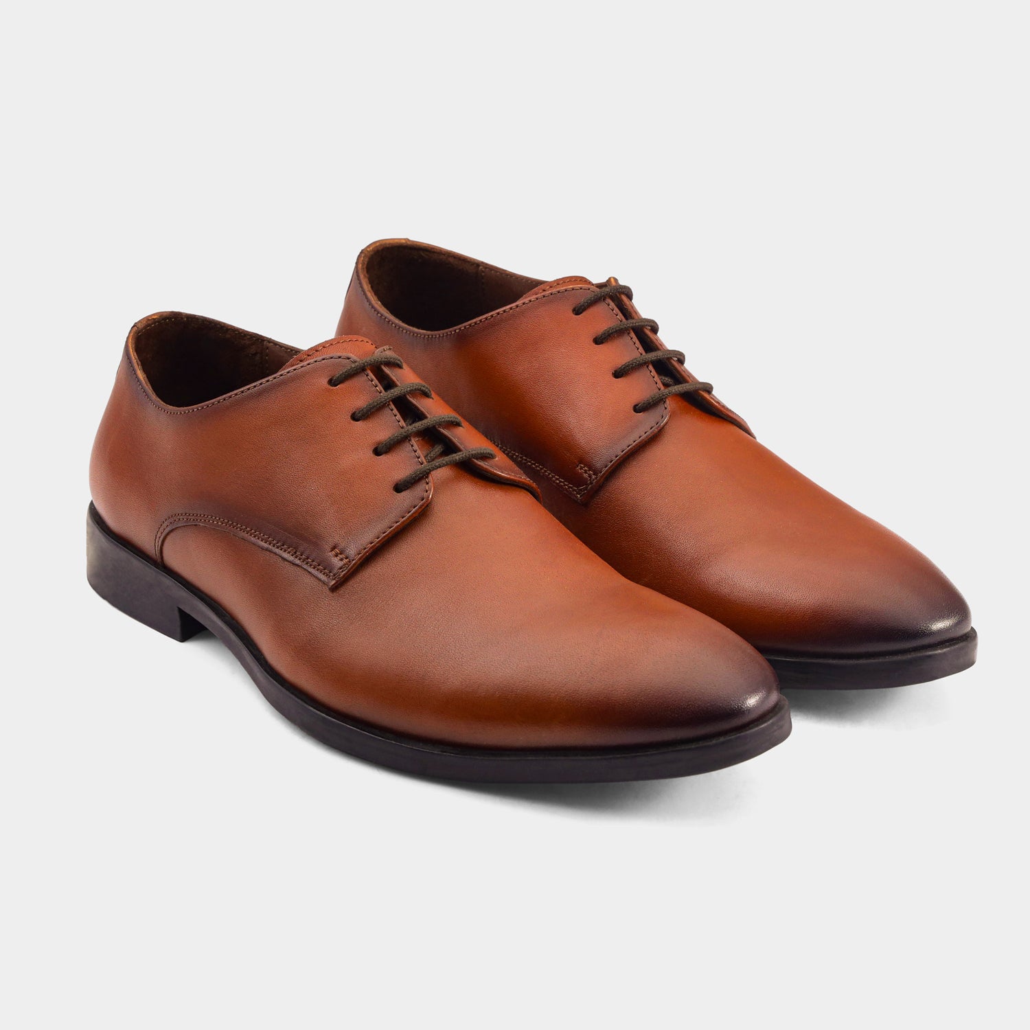 VENICE - TAN LACE UPS SHOES
