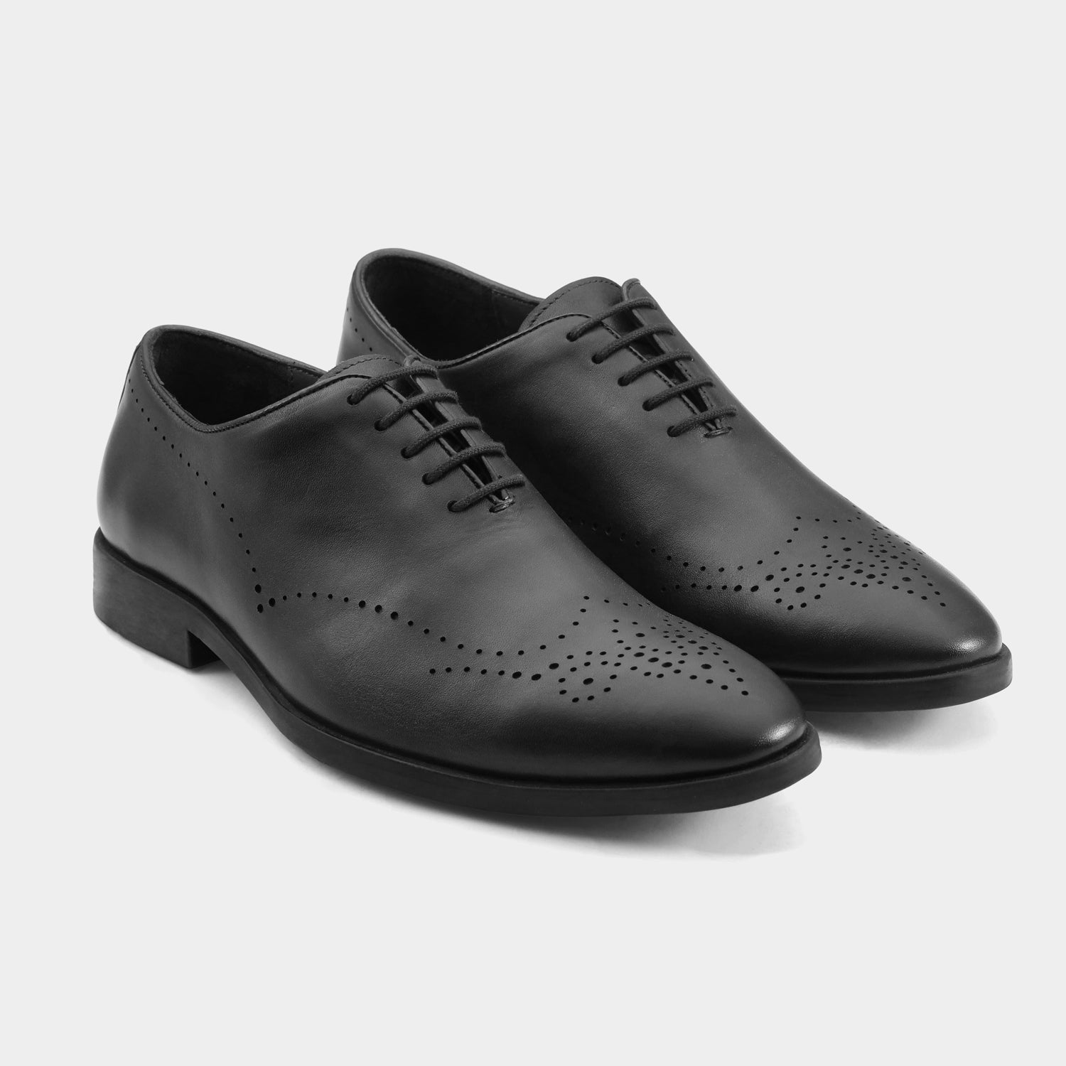 MONACO - BLACK LACE UPS SHOES