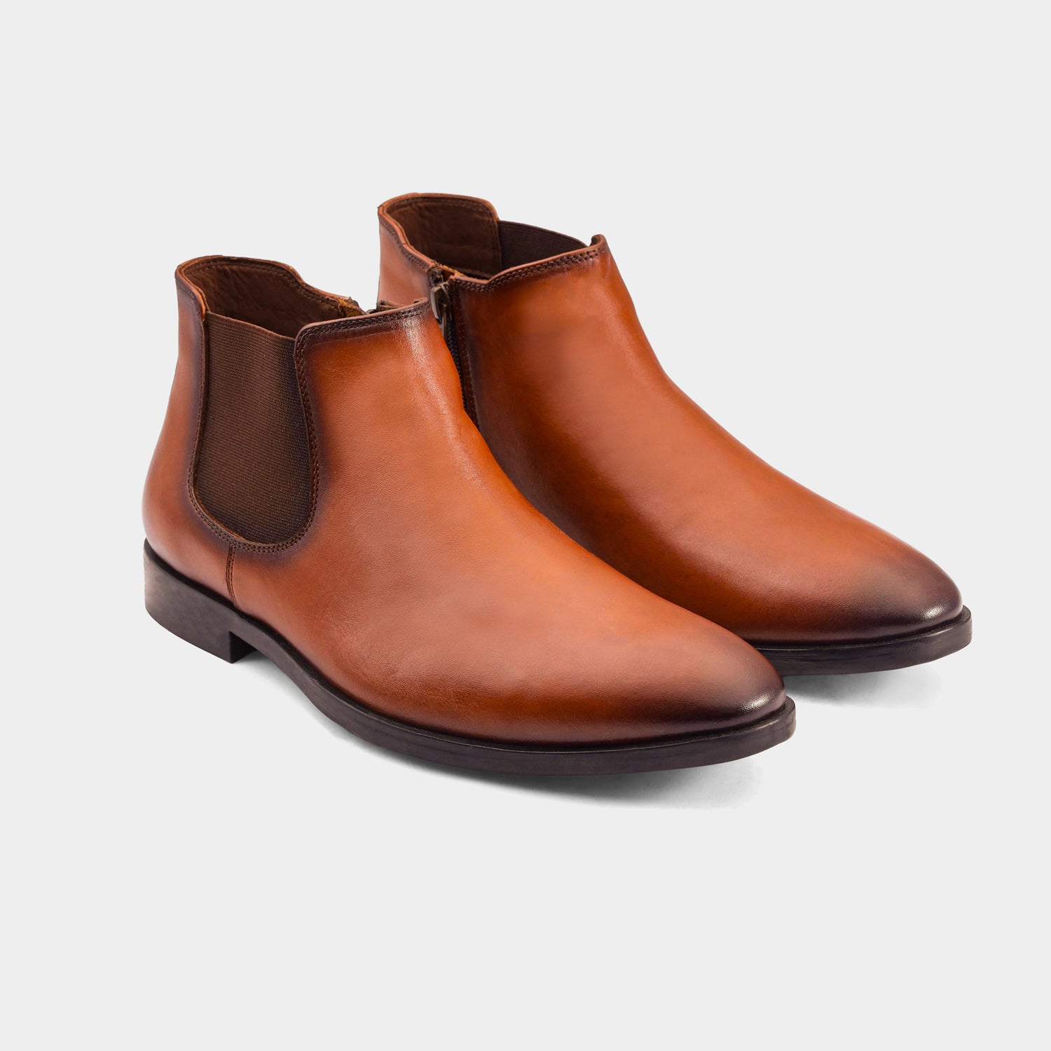 MEXICO - TAN LEATHER BOOTS