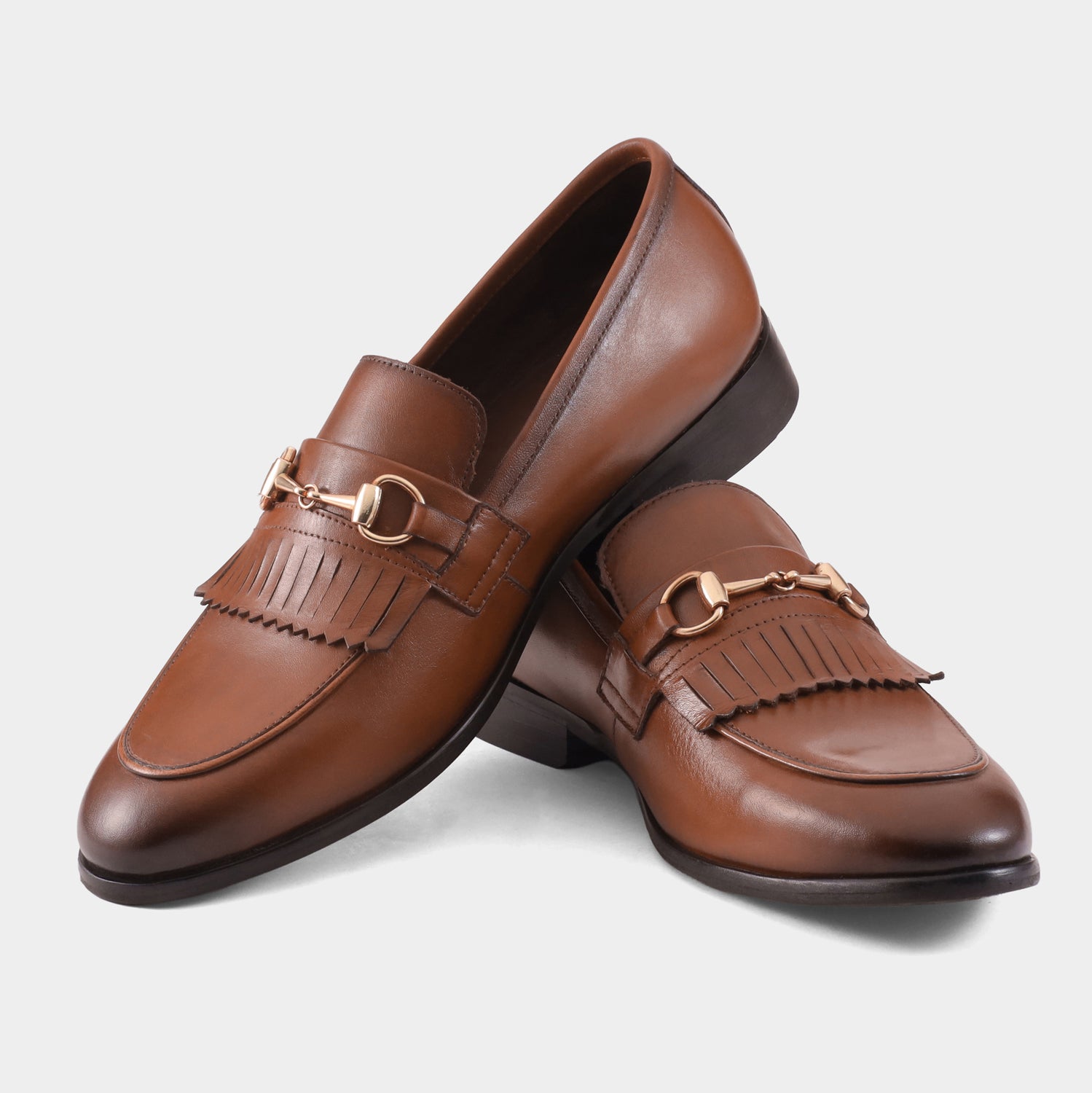 VICTORIA - TAN CLASSIC LOAFERS