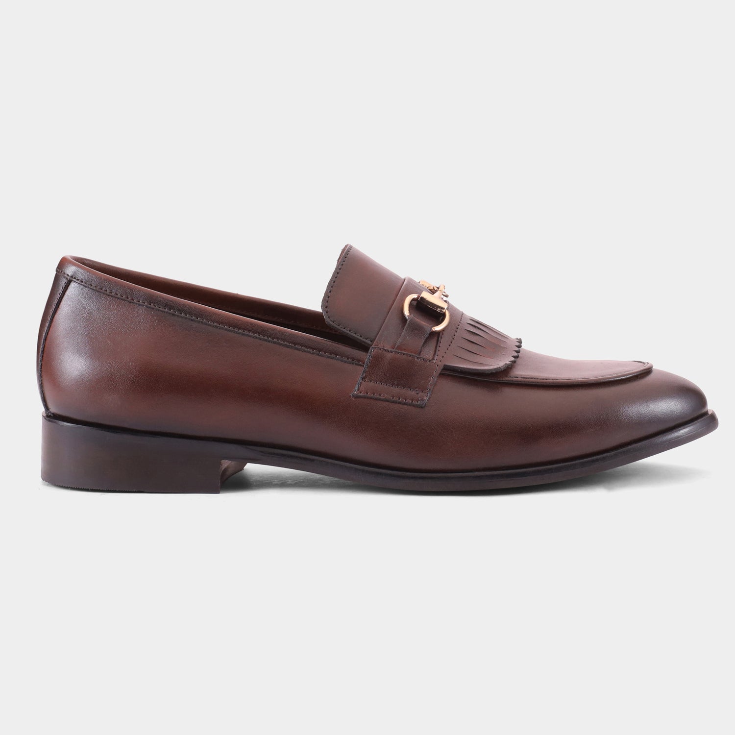 VICTORIA - BROWN CLASSIC LOAFERS