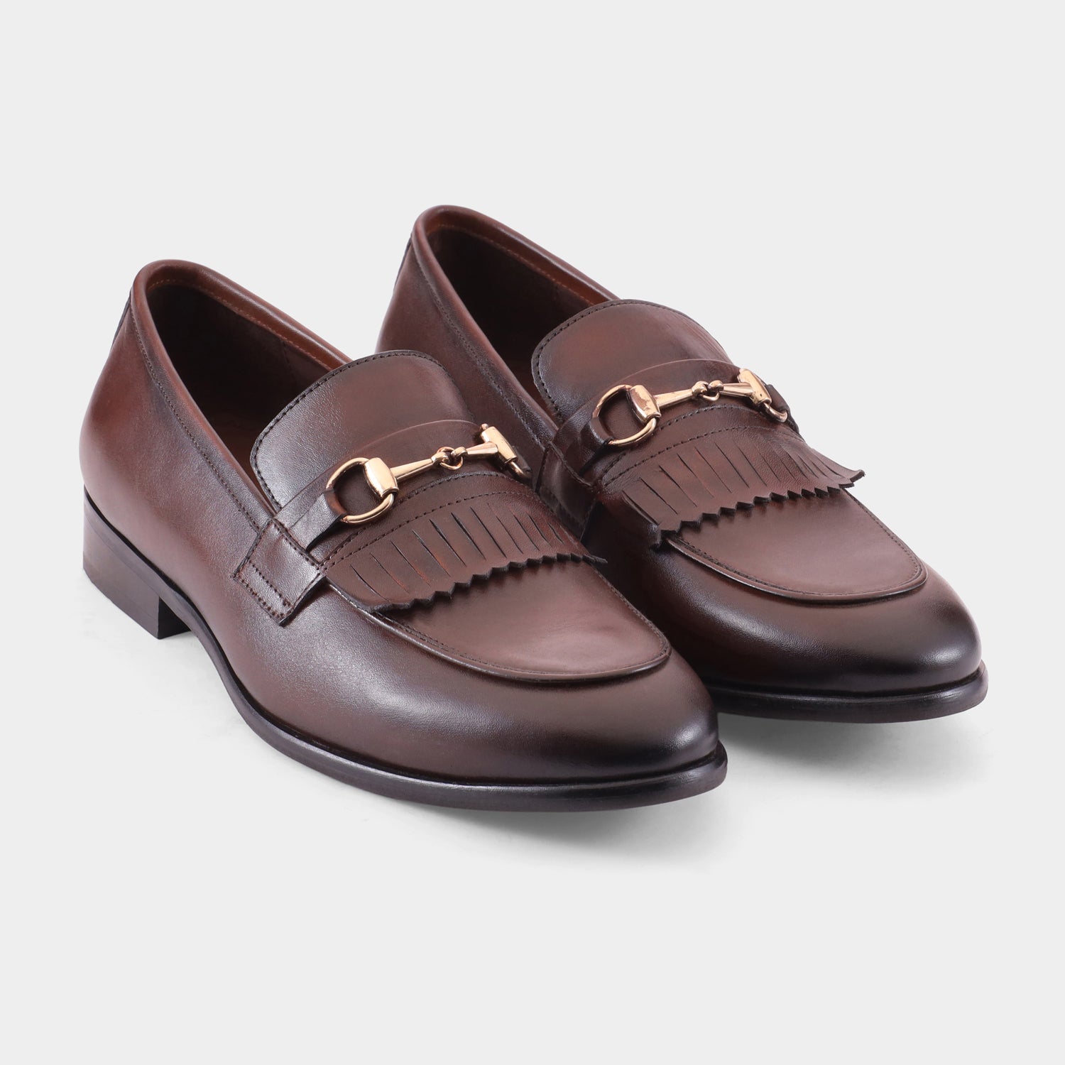 VICTORIA - BROWN CLASSIC LOAFERS